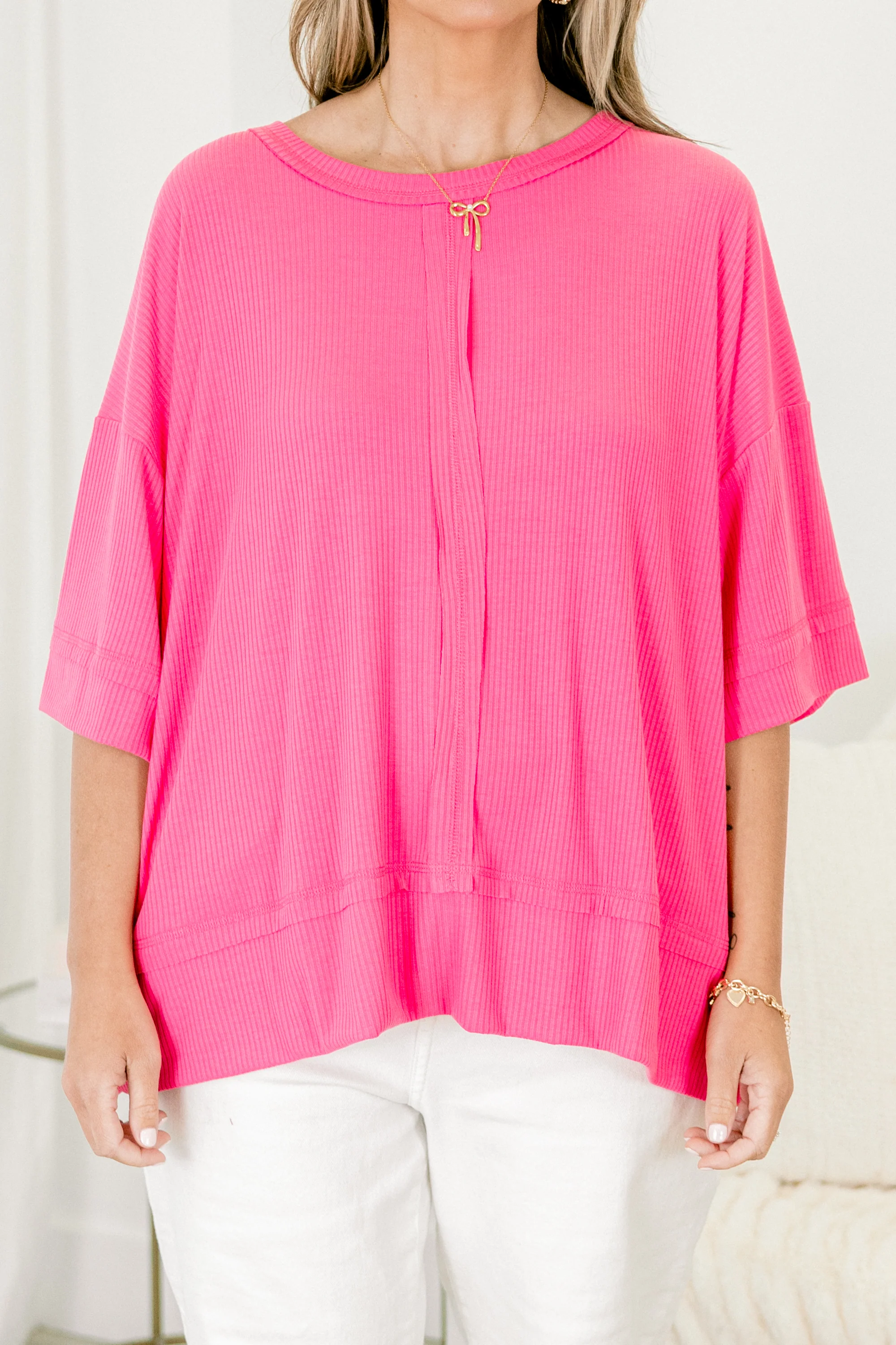 Try Everything Top, Fuchsia - Giverhouse