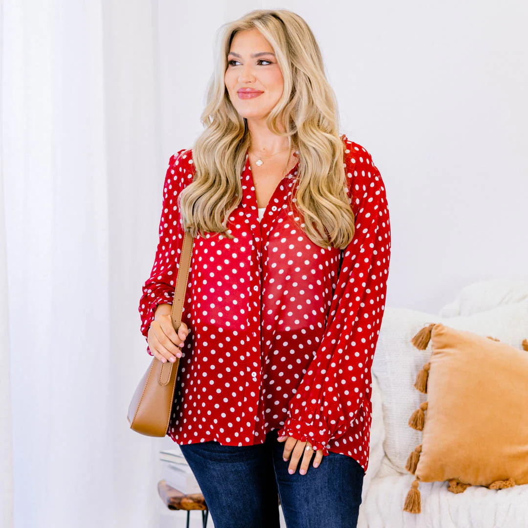 Lovebird Top, Burgundy - Giverhouse