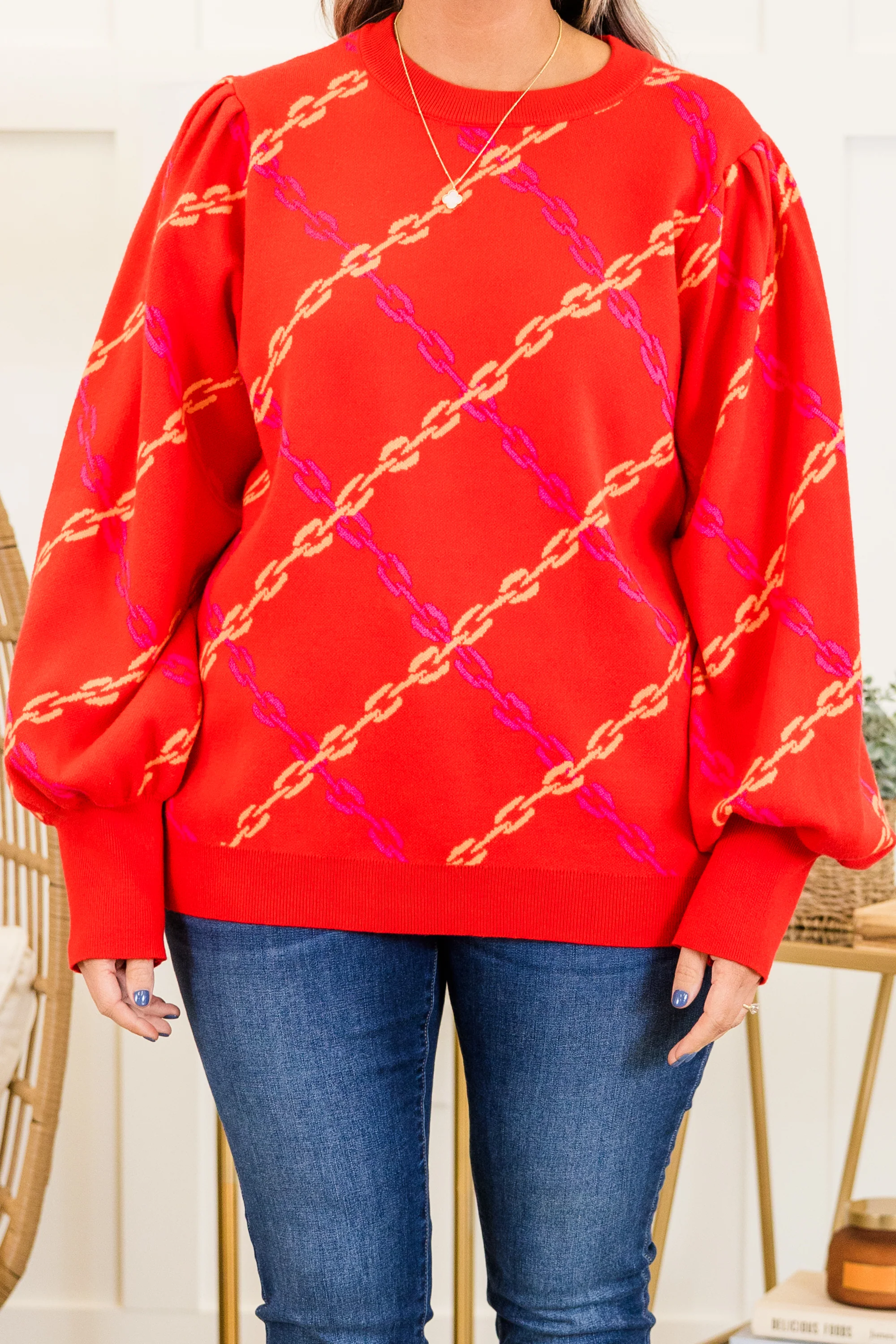 Where's My Present Sweater, Red - Giverhouse