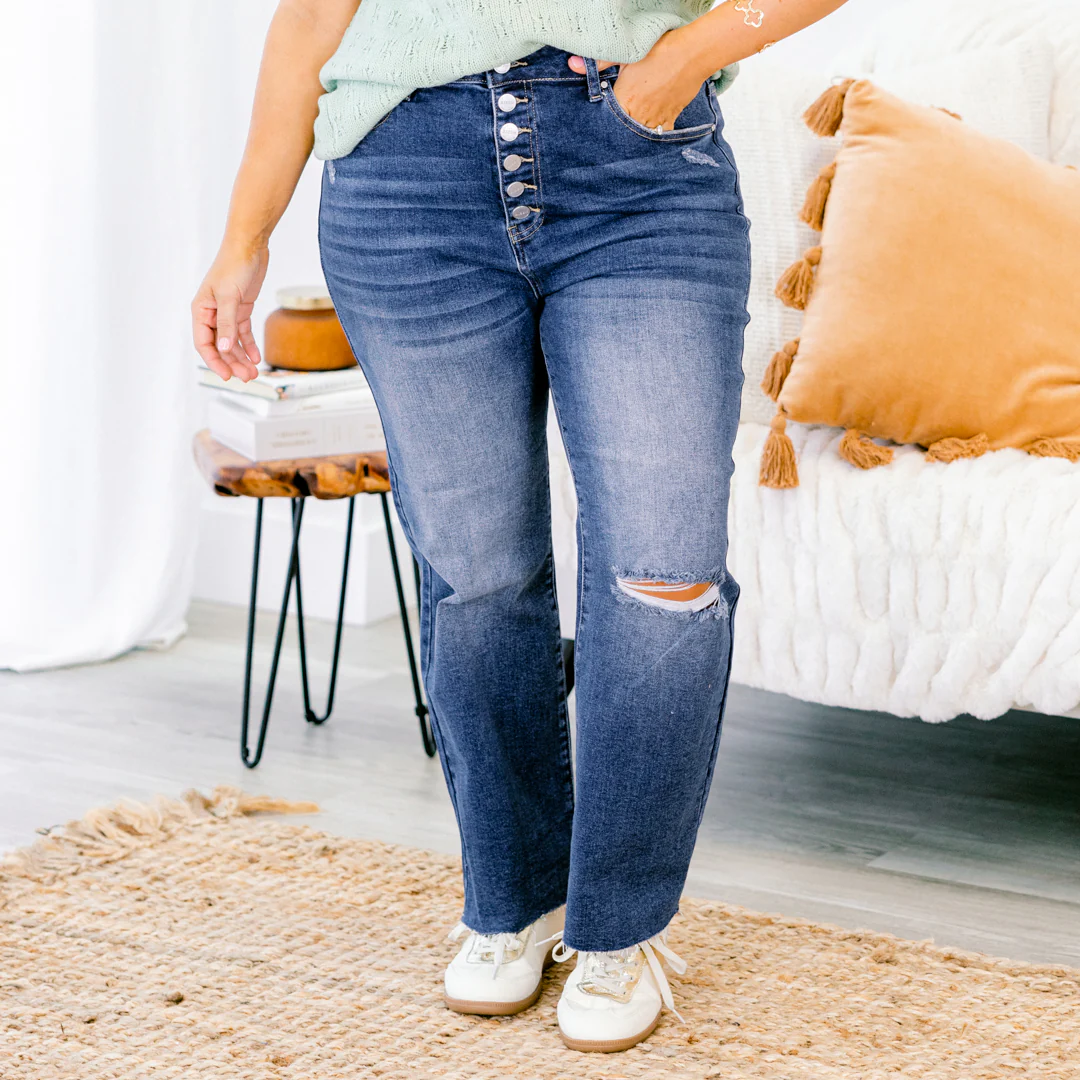 Love Like A Love Song Jeans, Dark Wash - Giverhouse