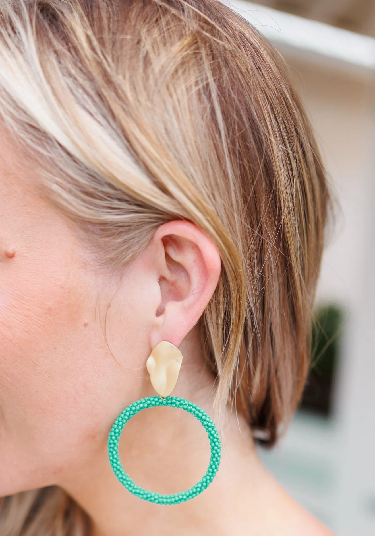 Little Lady Earrings, Teal - Giverhouse