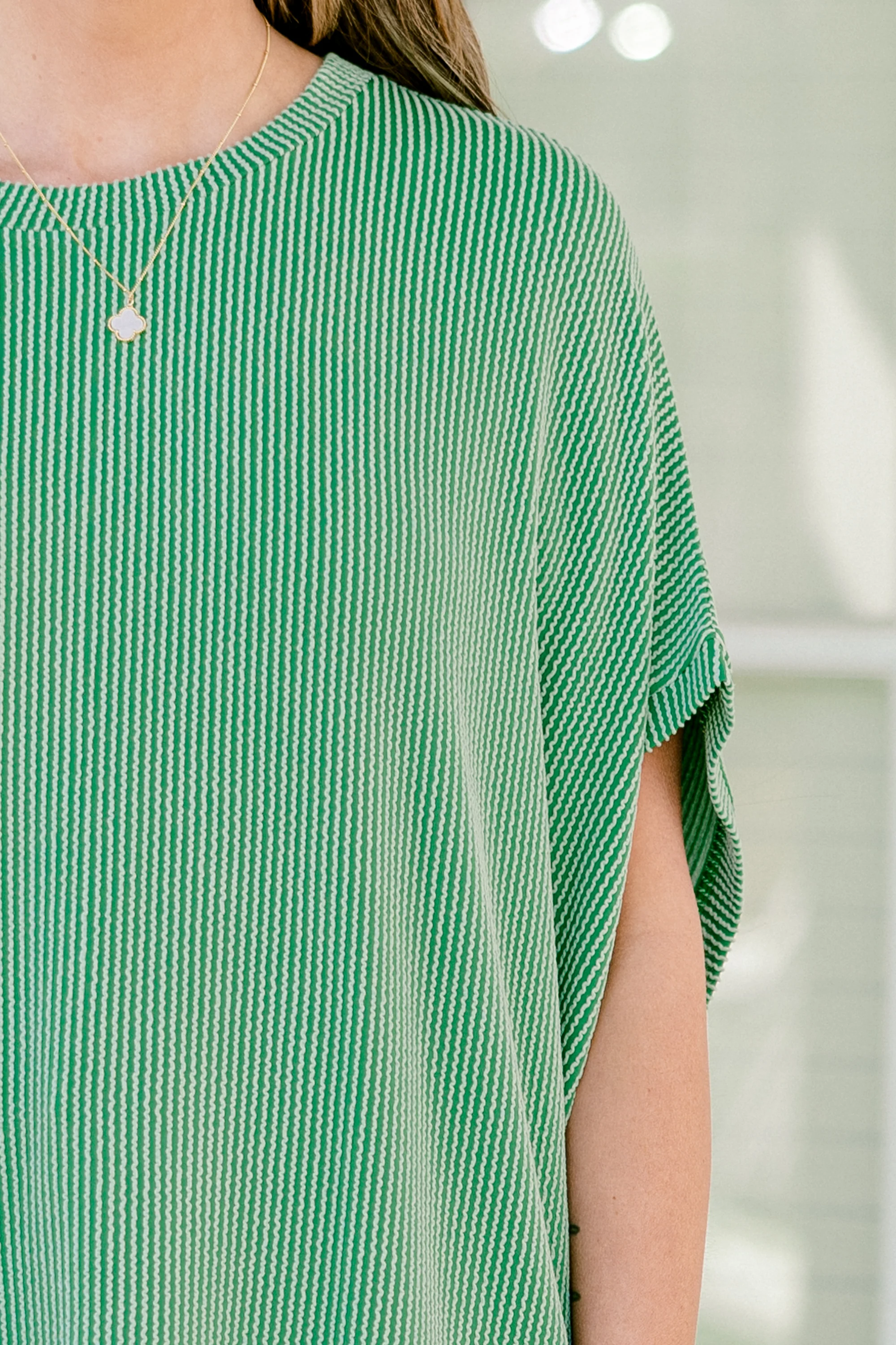 All About Knits Top, Green - Giverhouse