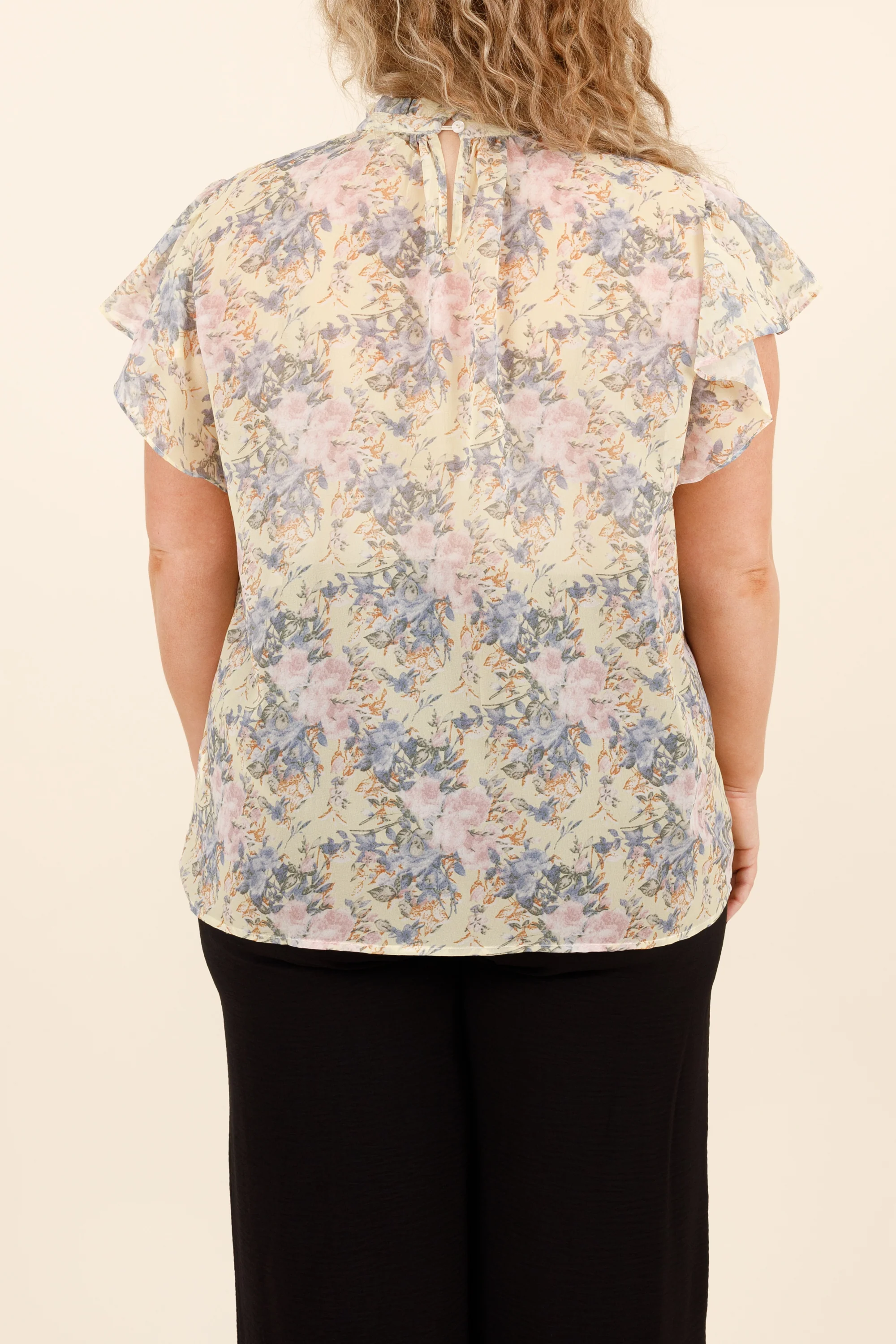 Got Trouble Top, Yellow - Giverhouse