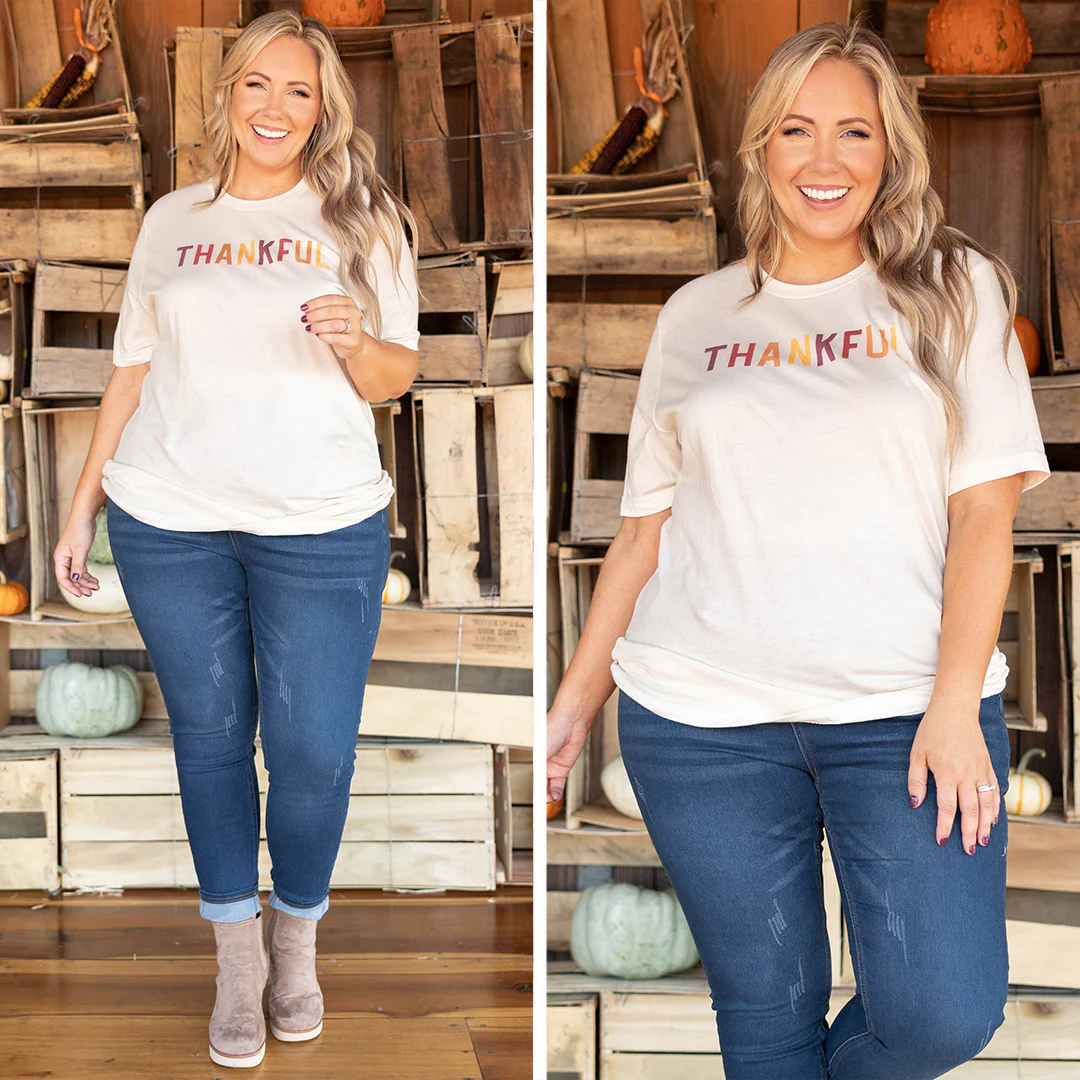 Season Of Thanks Tee, Natural - Giverhouse