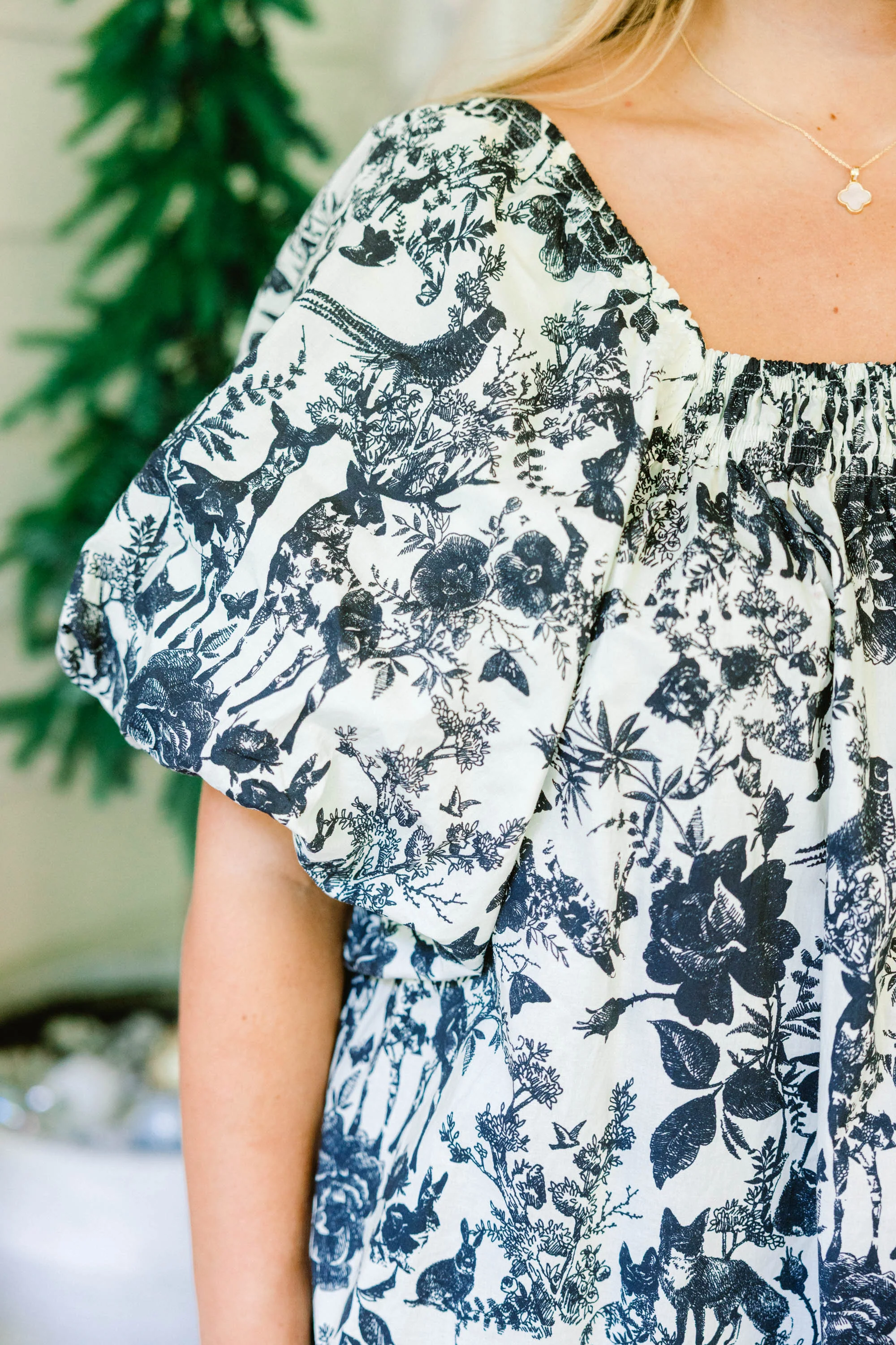 Cozy Love Top, Black Toile - Giverhouse