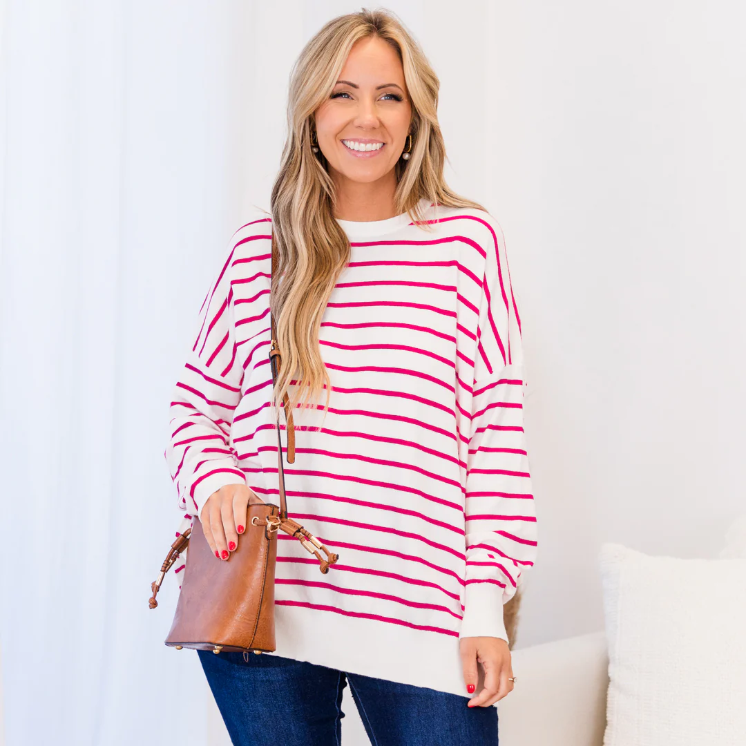 Romantic Nights Top, Hot Pink - Giverhouse