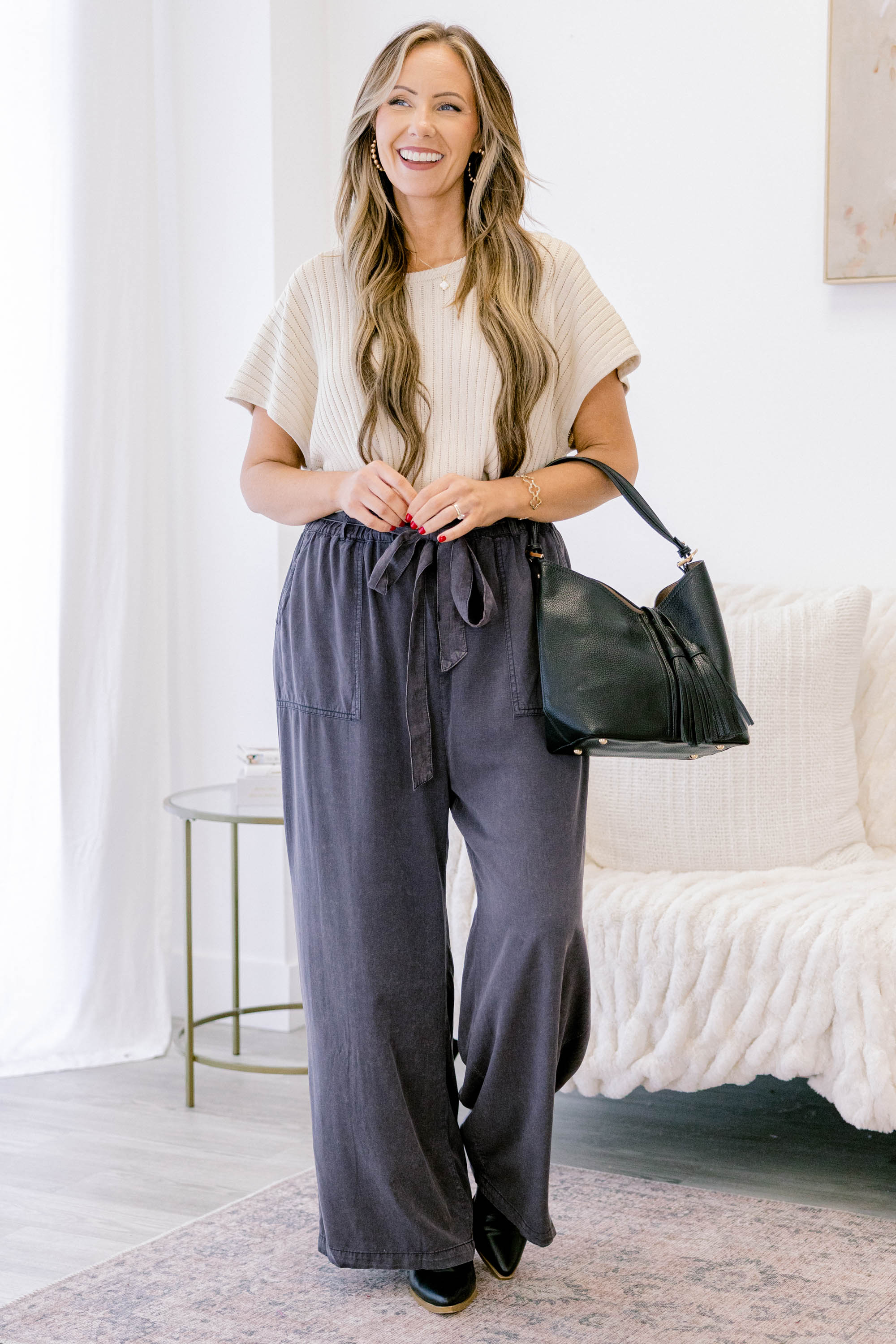 I'll Lead The Way Pants, Charcoal - Giverhouse