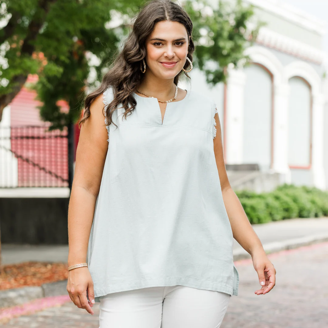 Miles Ahead Tank, Mint - Giverhouse