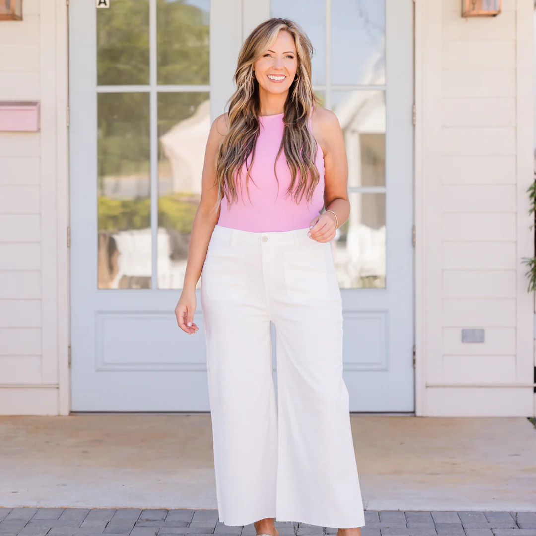 Wash Me Away Jeans, White - Giverhouse