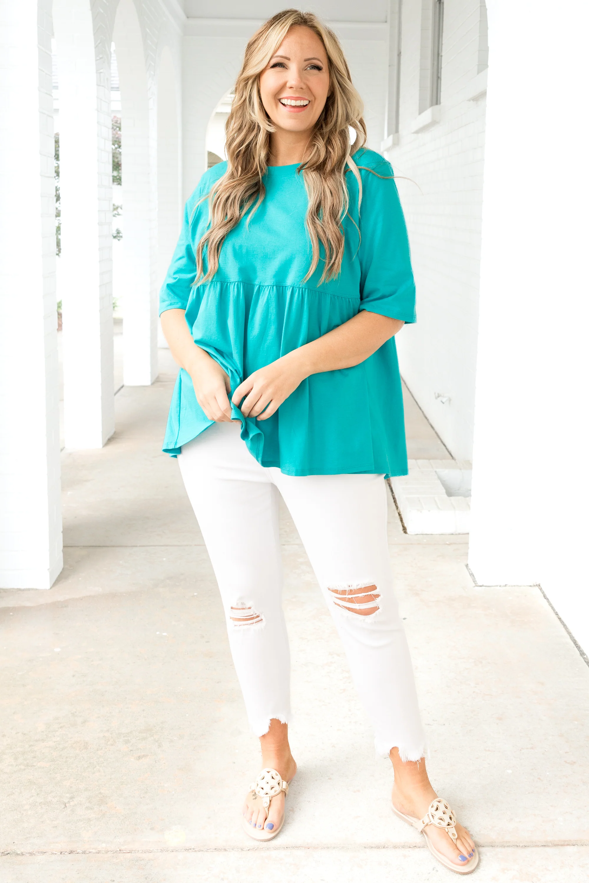 Fearless Soul Top, Ice Blue - Giverhouse