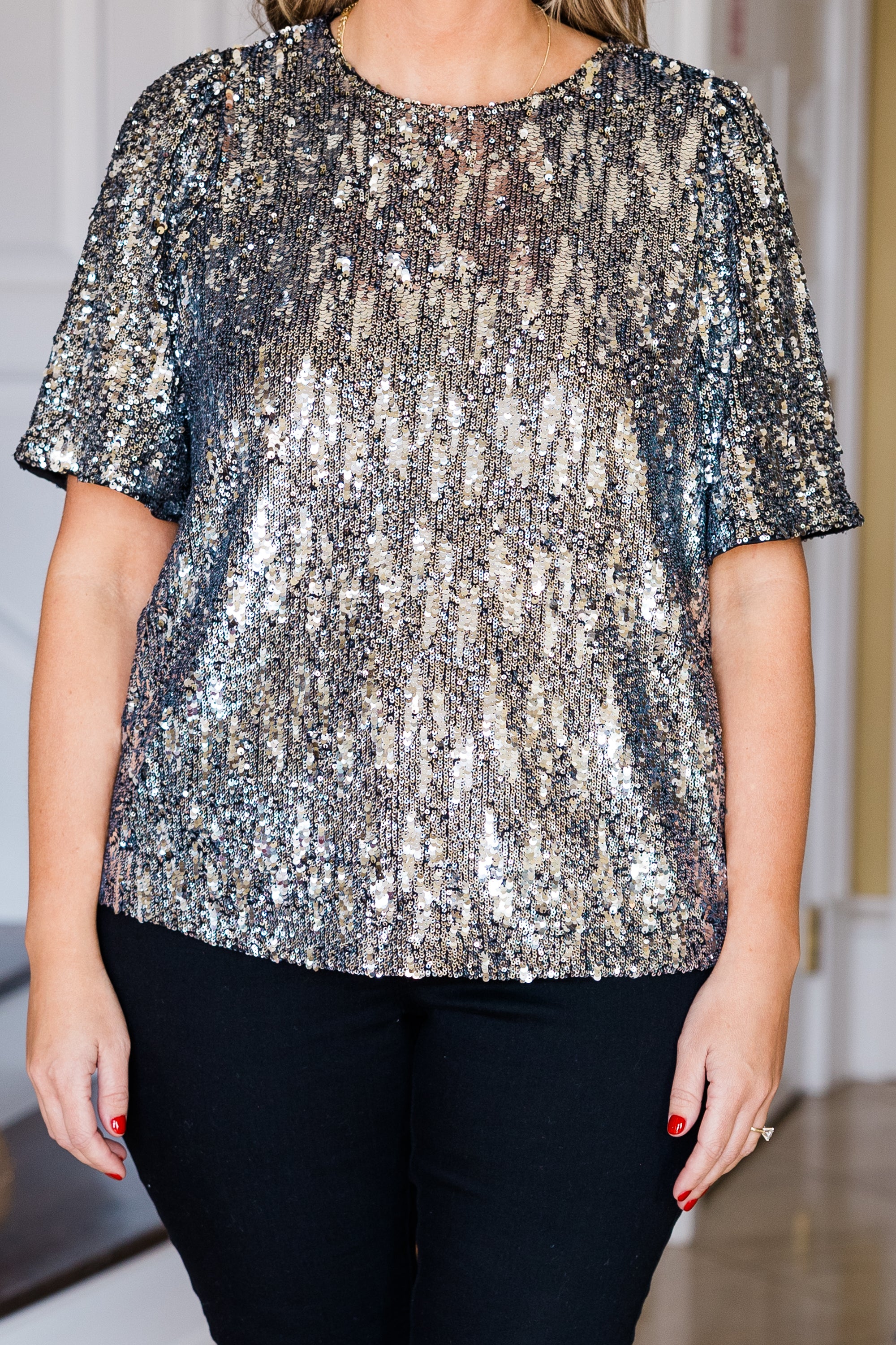 Disco Ready Top, Black - Giverhouse