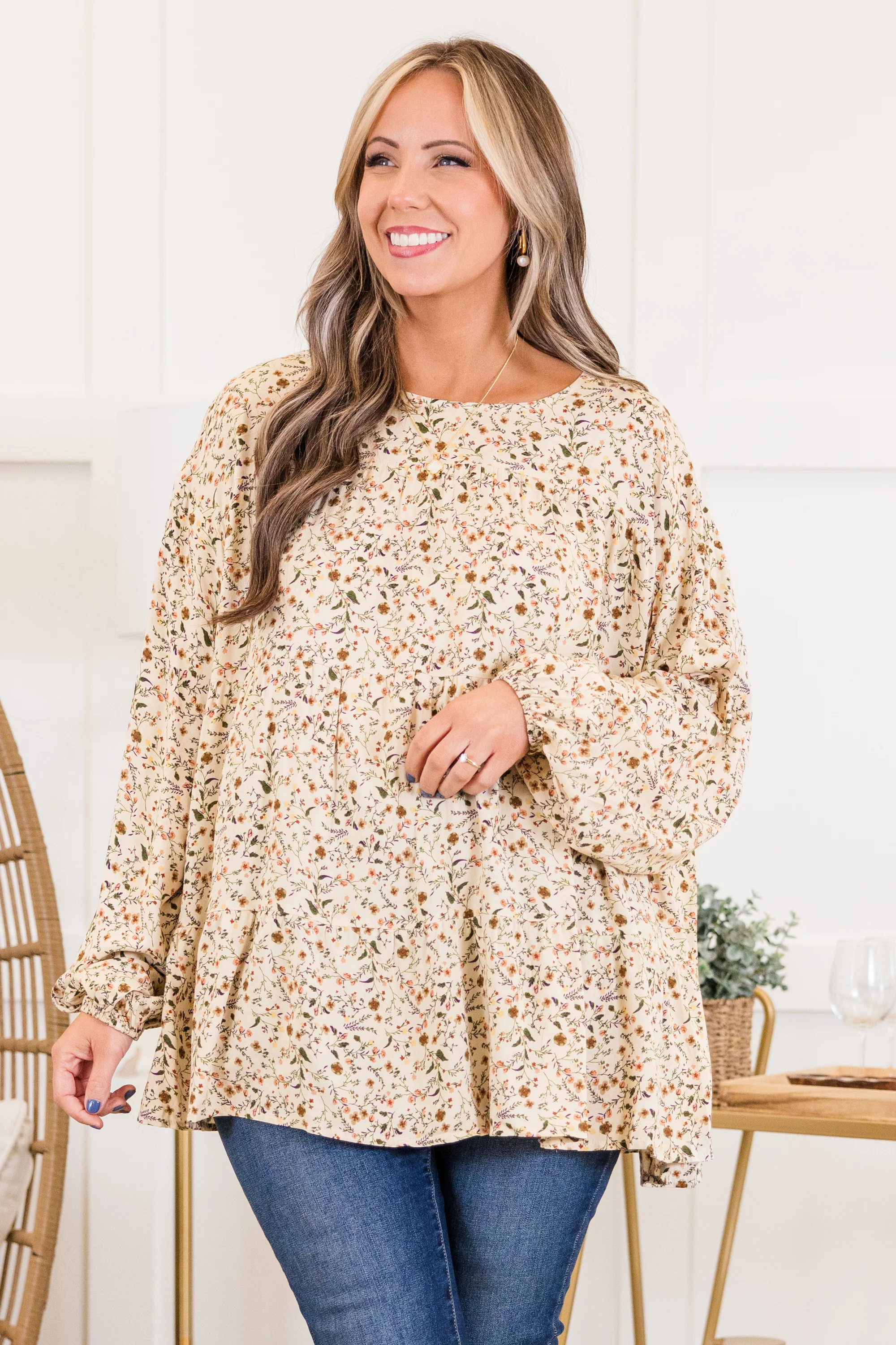 Anytime Now Top, Ivory - Giverhouse