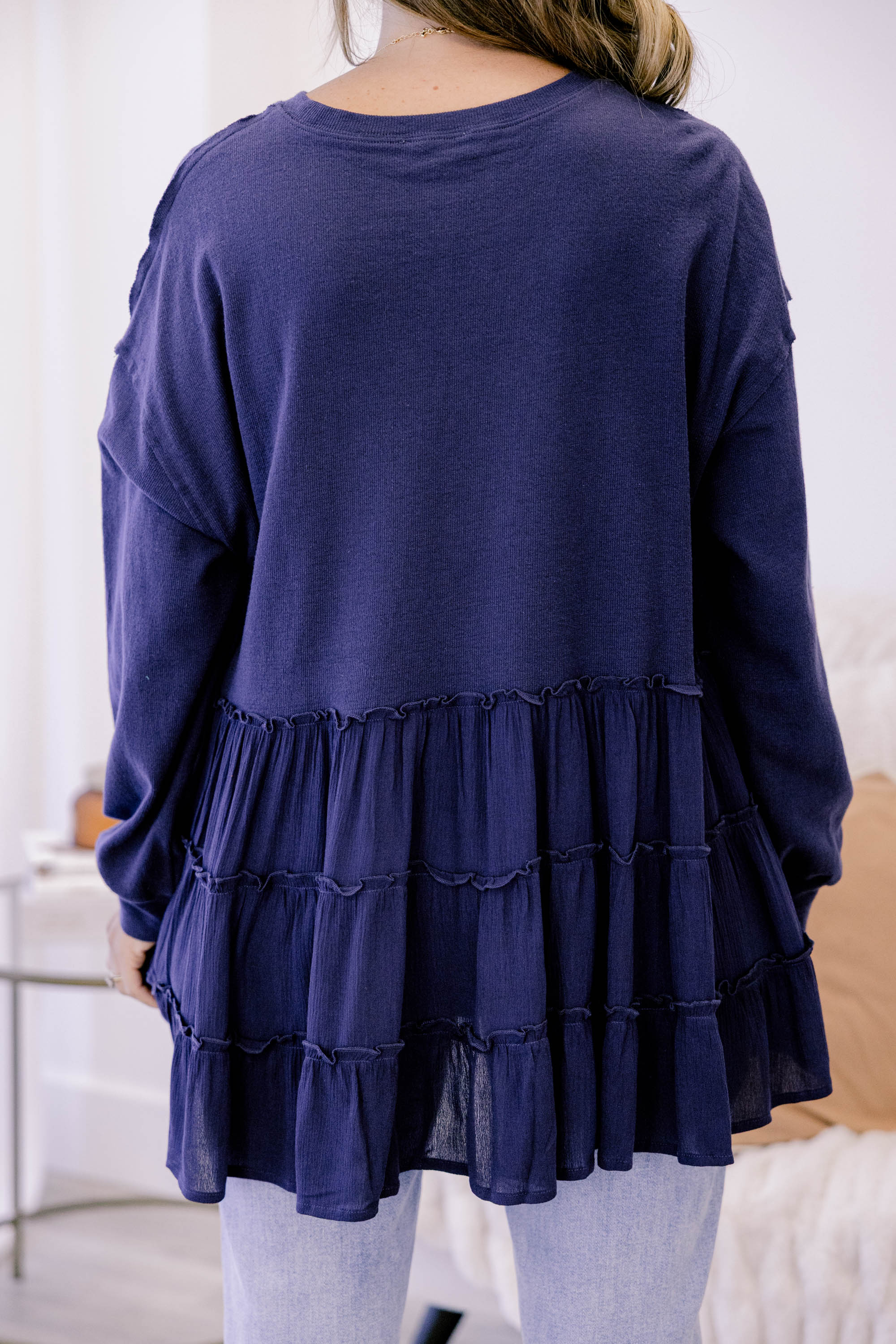 My Kind Of Fun Top, Navy - Giverhouse