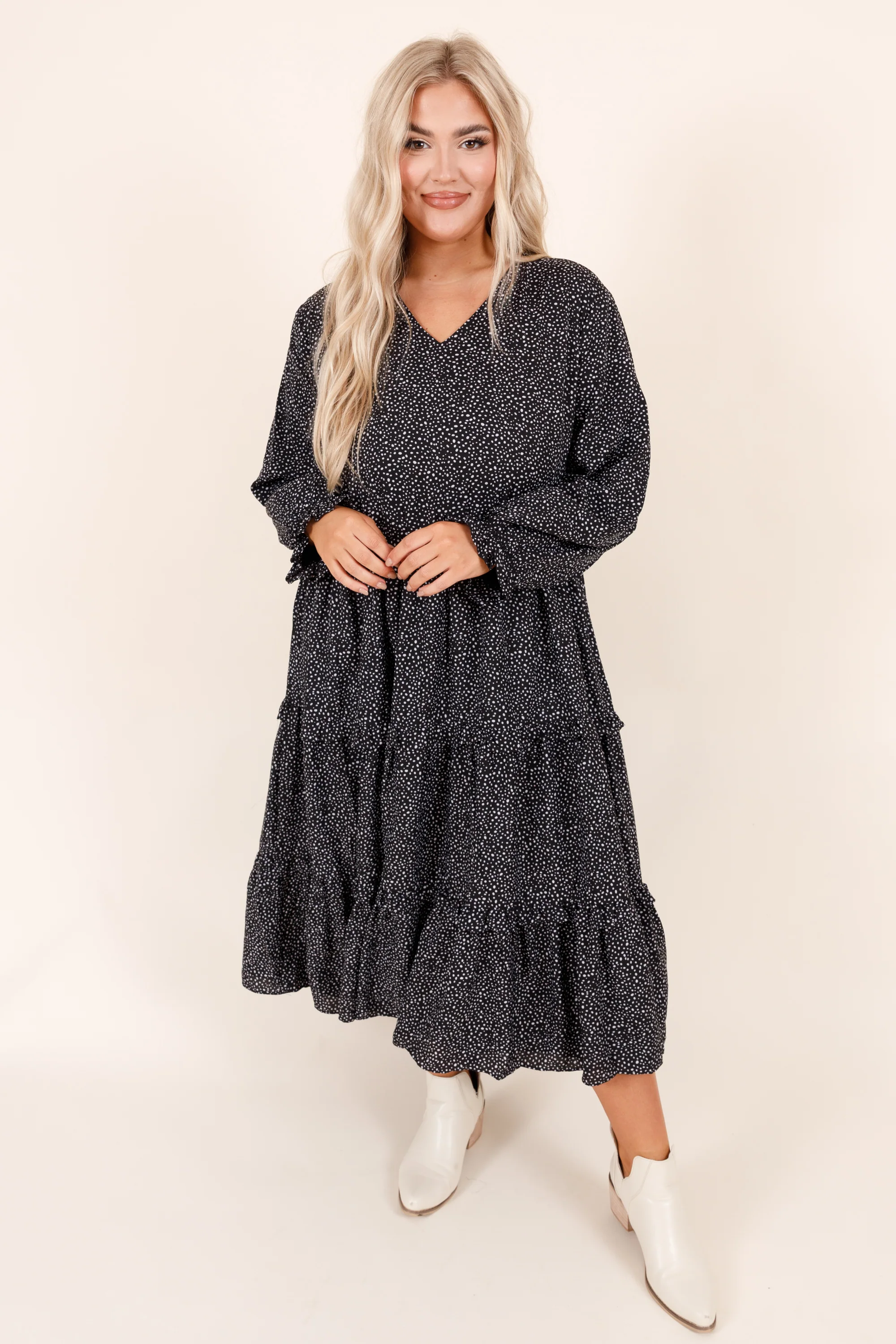 Always Running Errands Dress, Black - Giverhouse