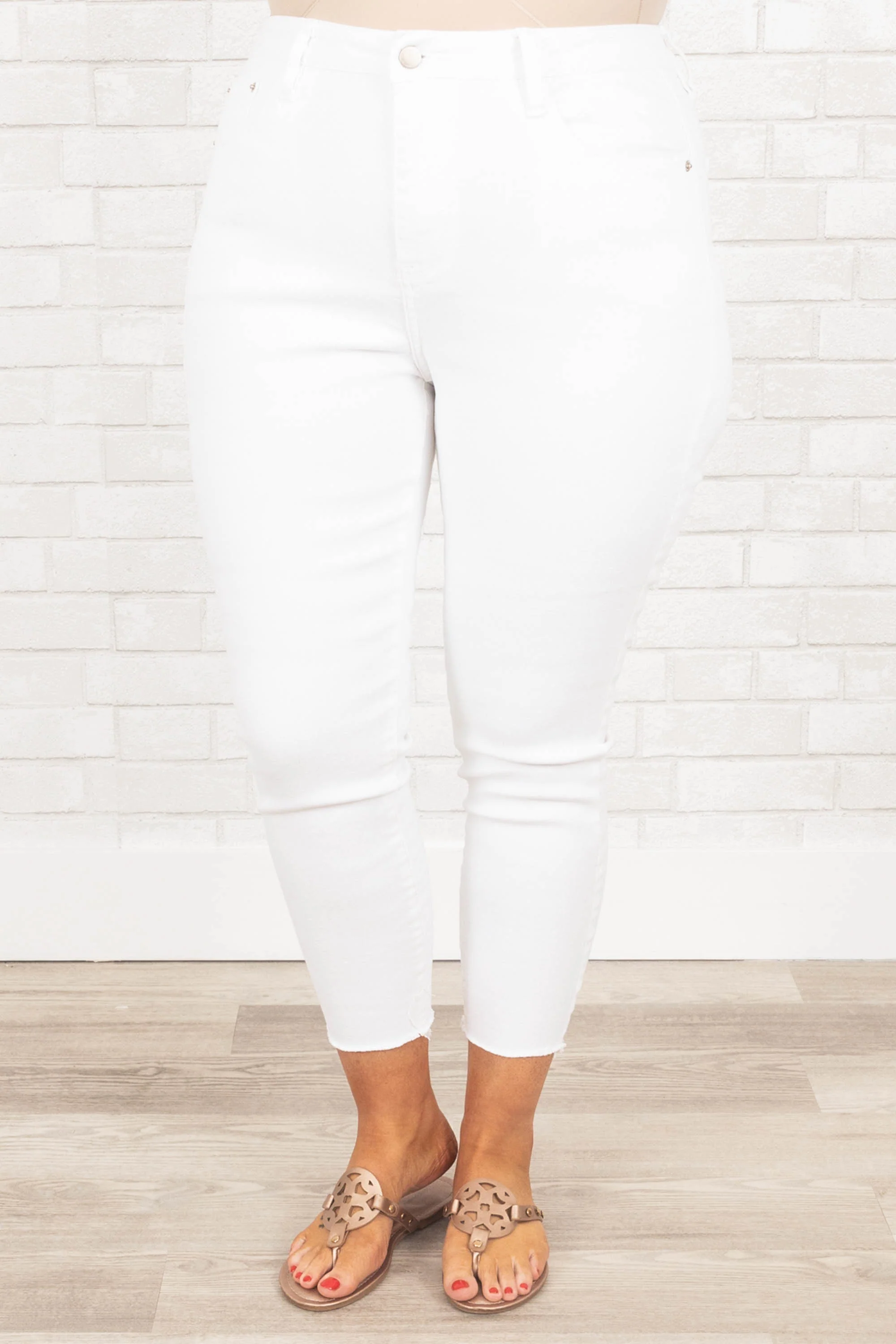 Own Your Moment Jeans, White - Giverhouse