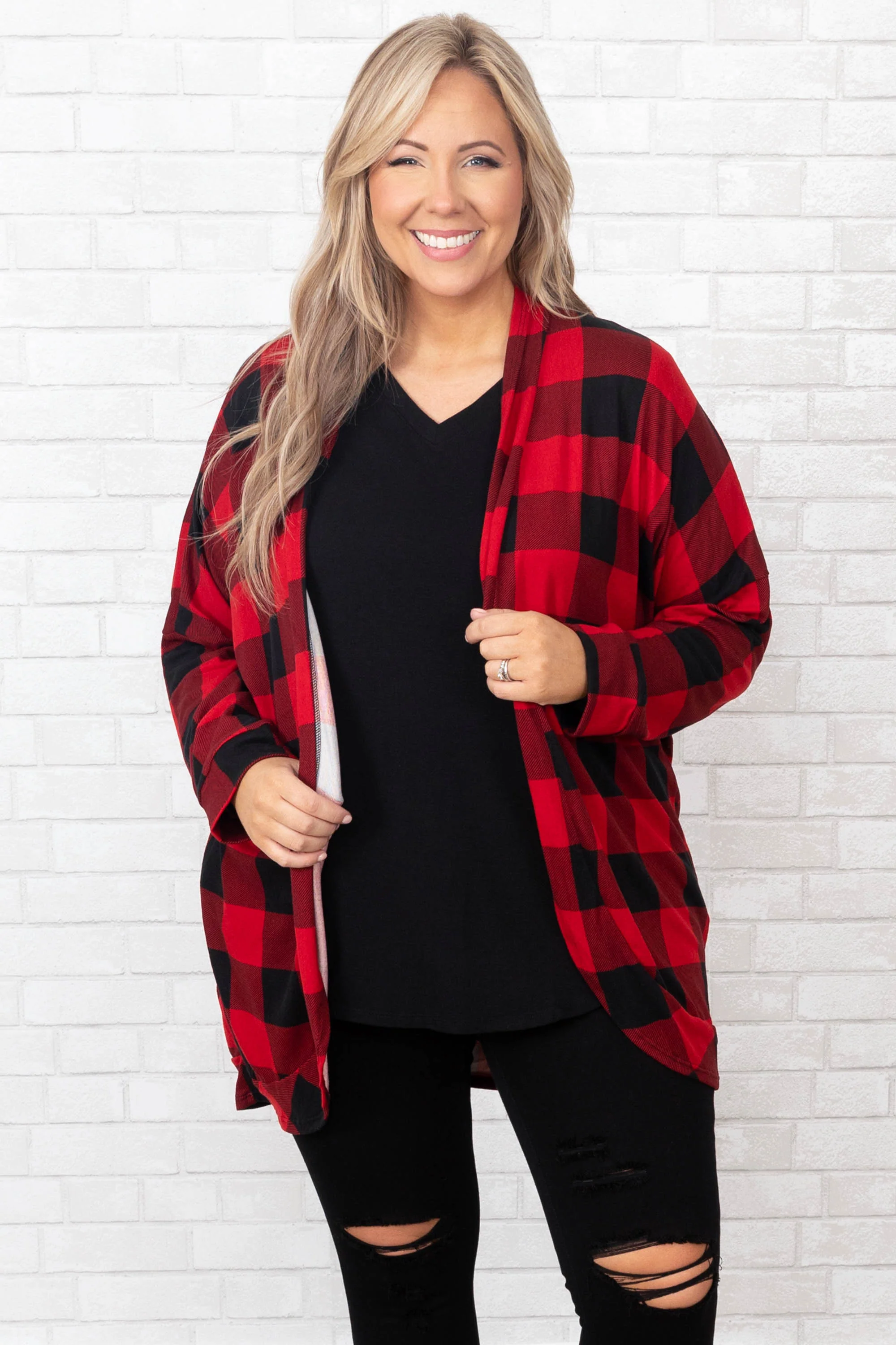 She's The Winner Cardigan, Red - Giverhouse