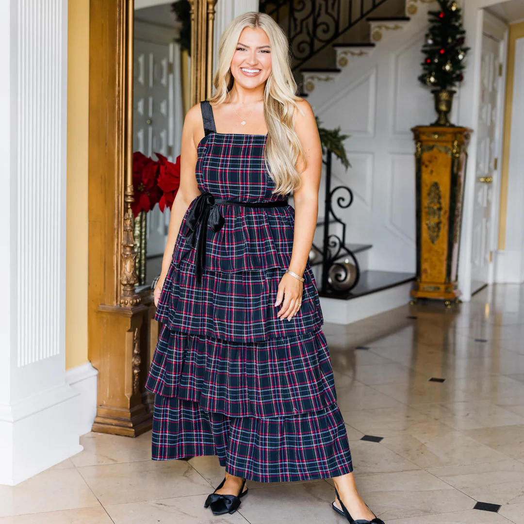 Glimpse of Grace Dress, Navy - Giverhouse