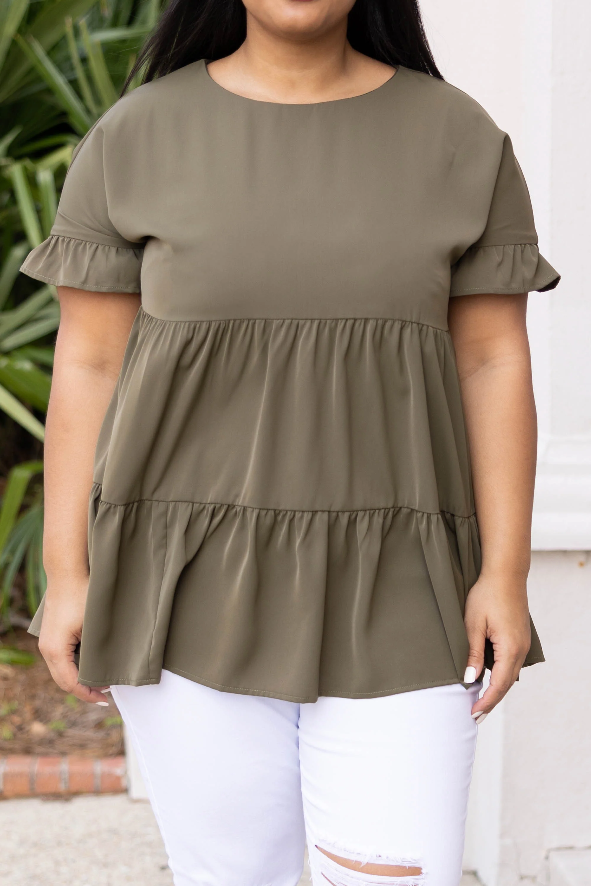 Only In Your Dreams Top, Olive - Giverhouse