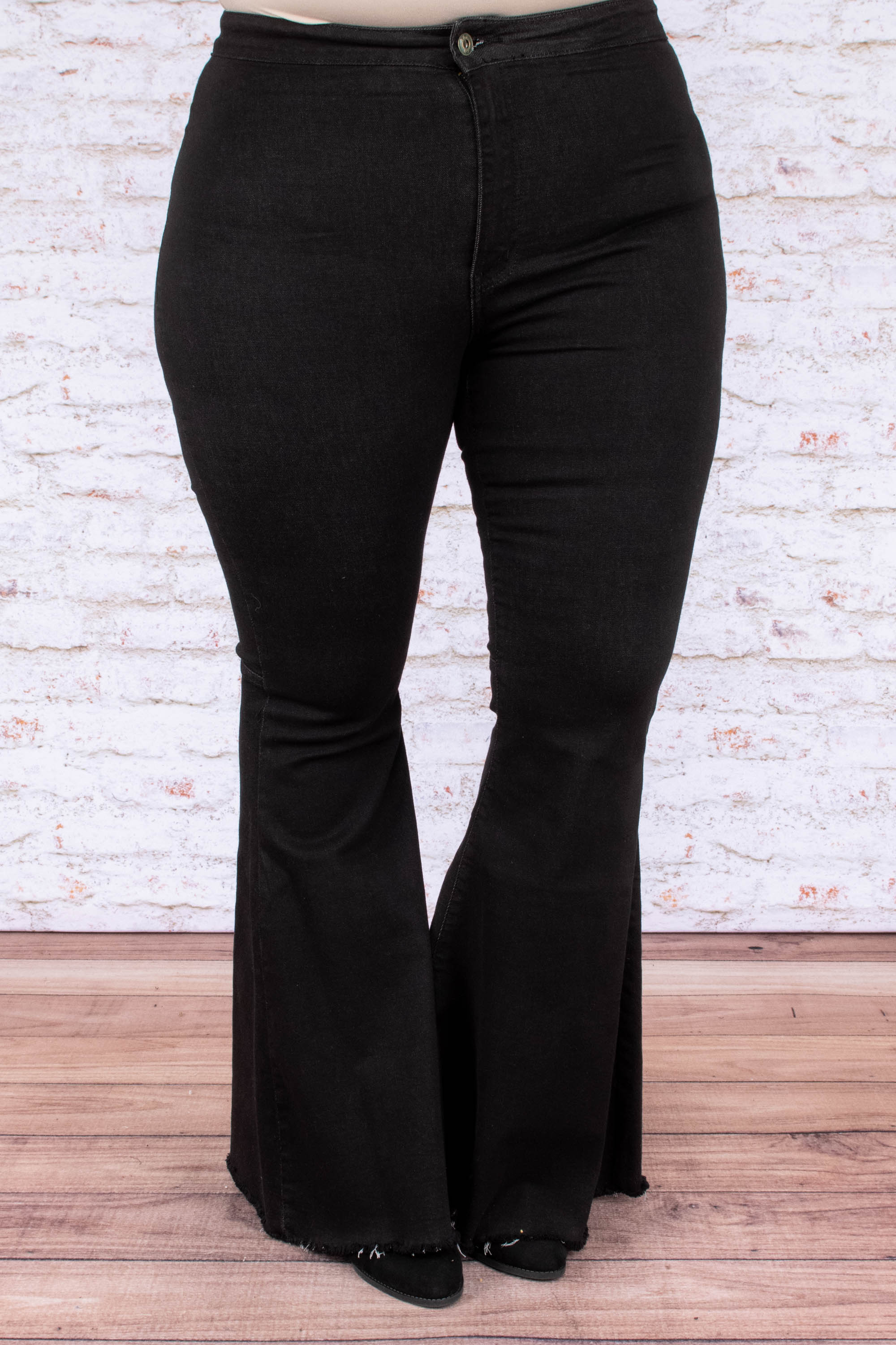 Day Trippin' Flare Jeans, Black - Giverhouse
