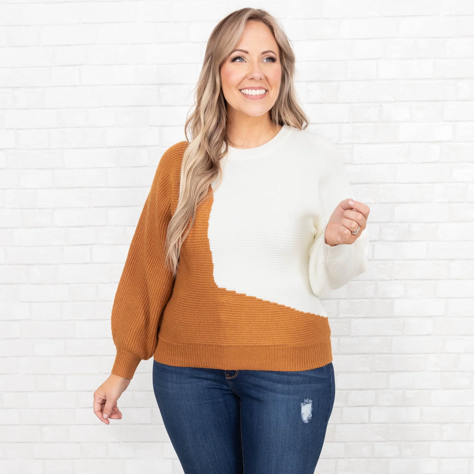 Fearless Beauty Sweater, White - Giverhouse