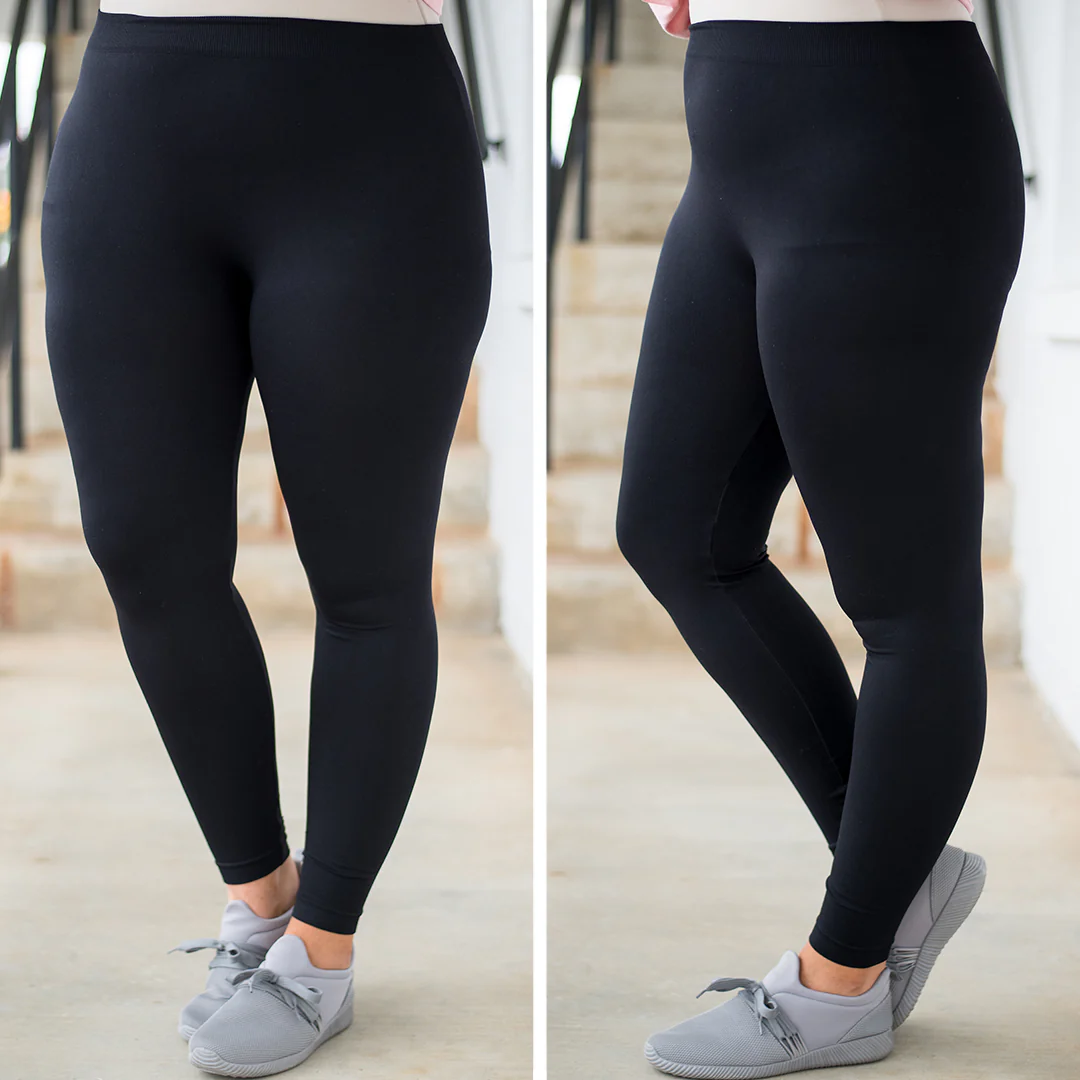 Luxe Leggings, Long Black - Giverhouse