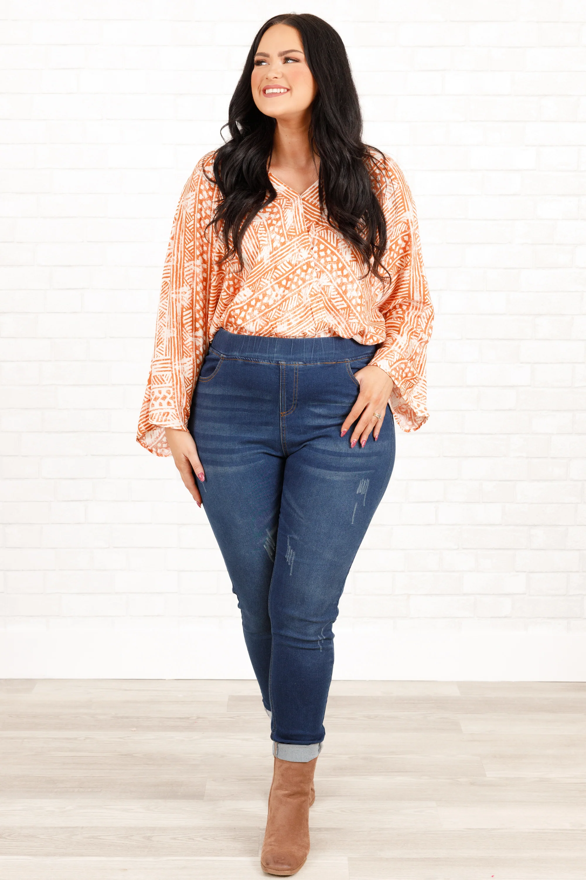 Chasin' You Bodysuit, Rust - Giverhouse