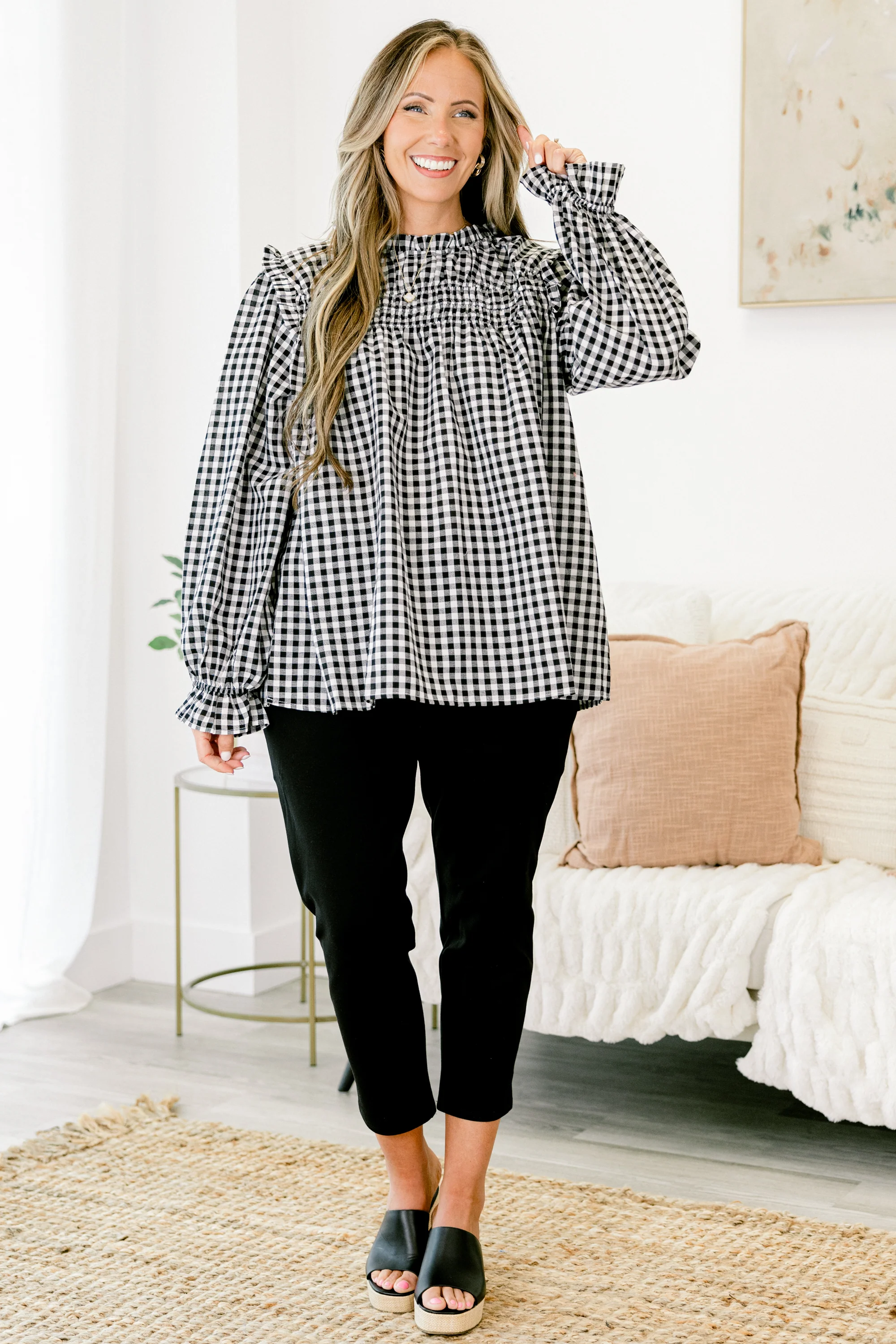 Open Fields Top, Black - Giverhouse