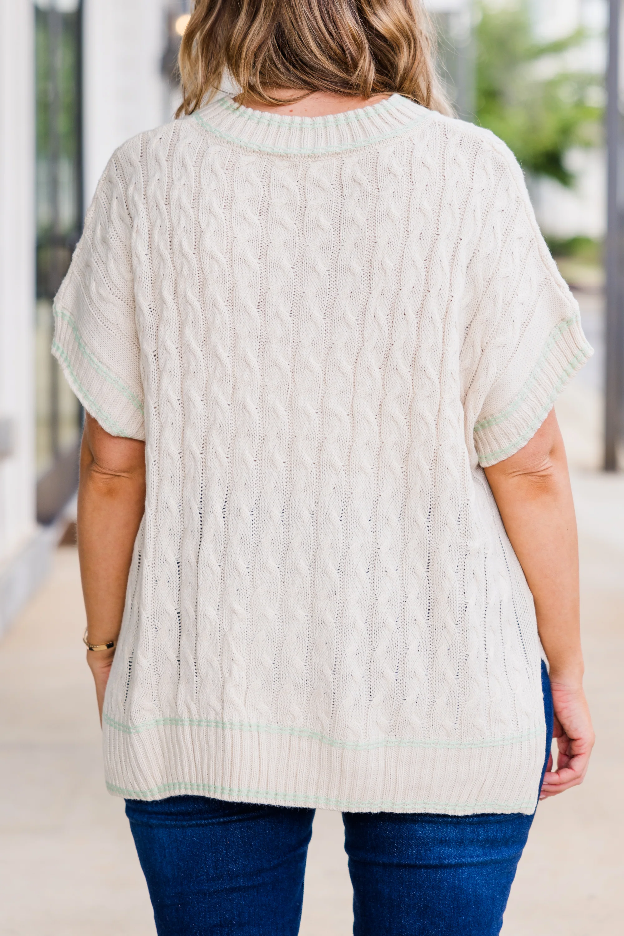 Call Me Later Top, Oatmeal - Giverhouse