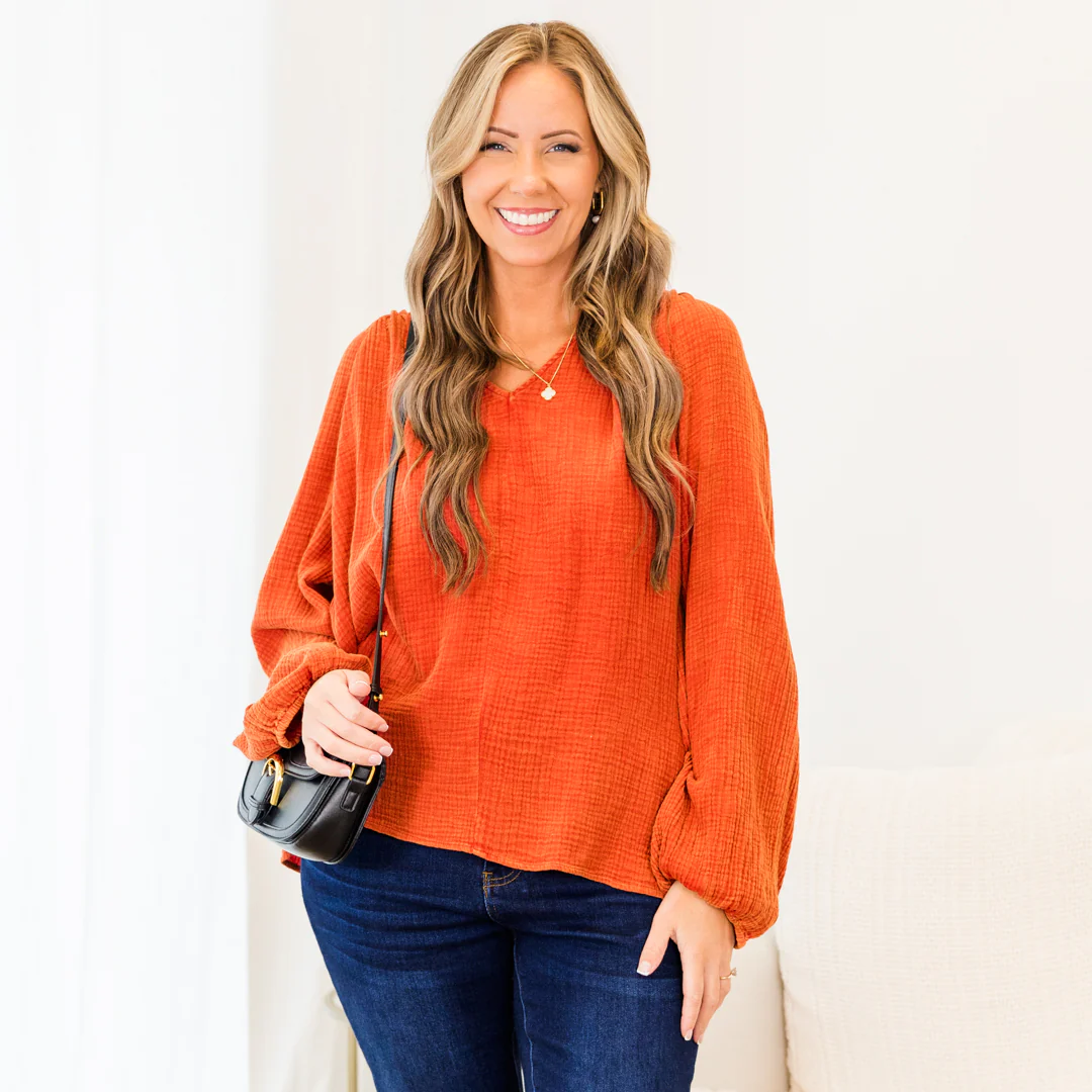 Be Awesome Top, Rust - Giverhouse