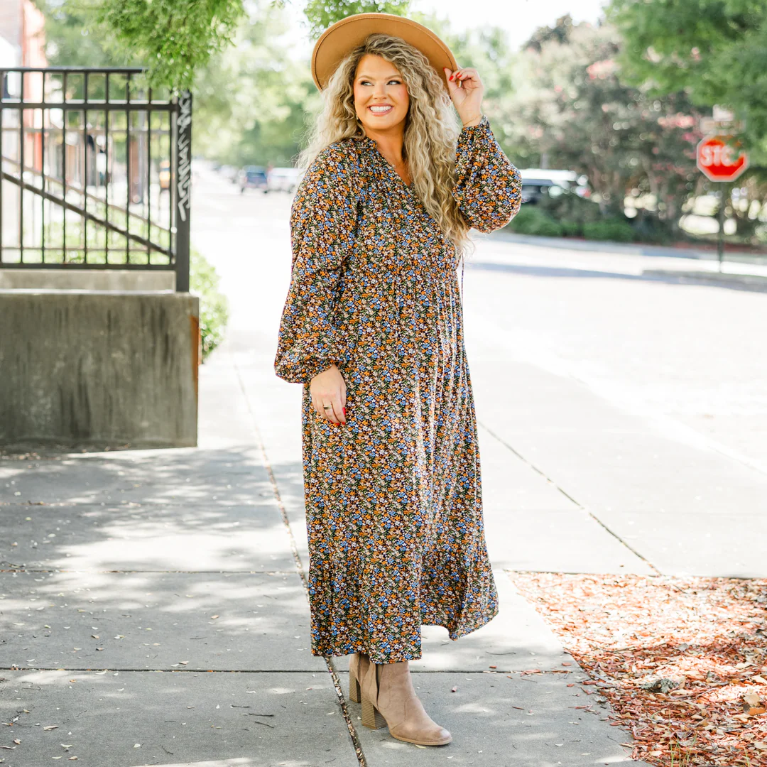 Sunny With A Chance Dress, Navy - Giverhouse