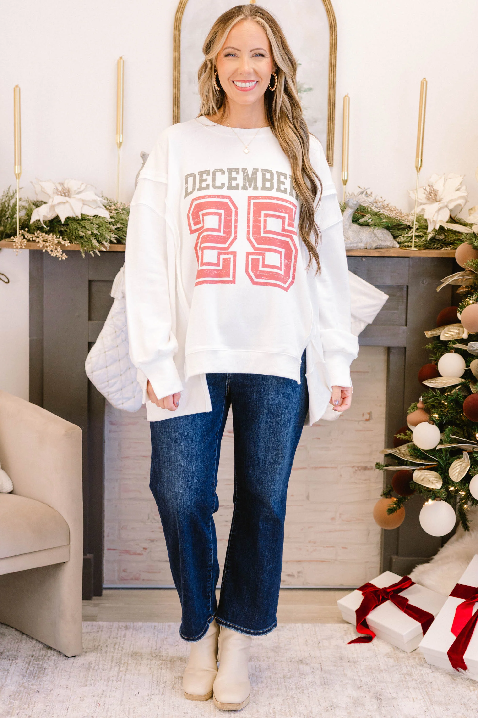 Team Christmas Comfy Crew, Ivory - Giverhouse