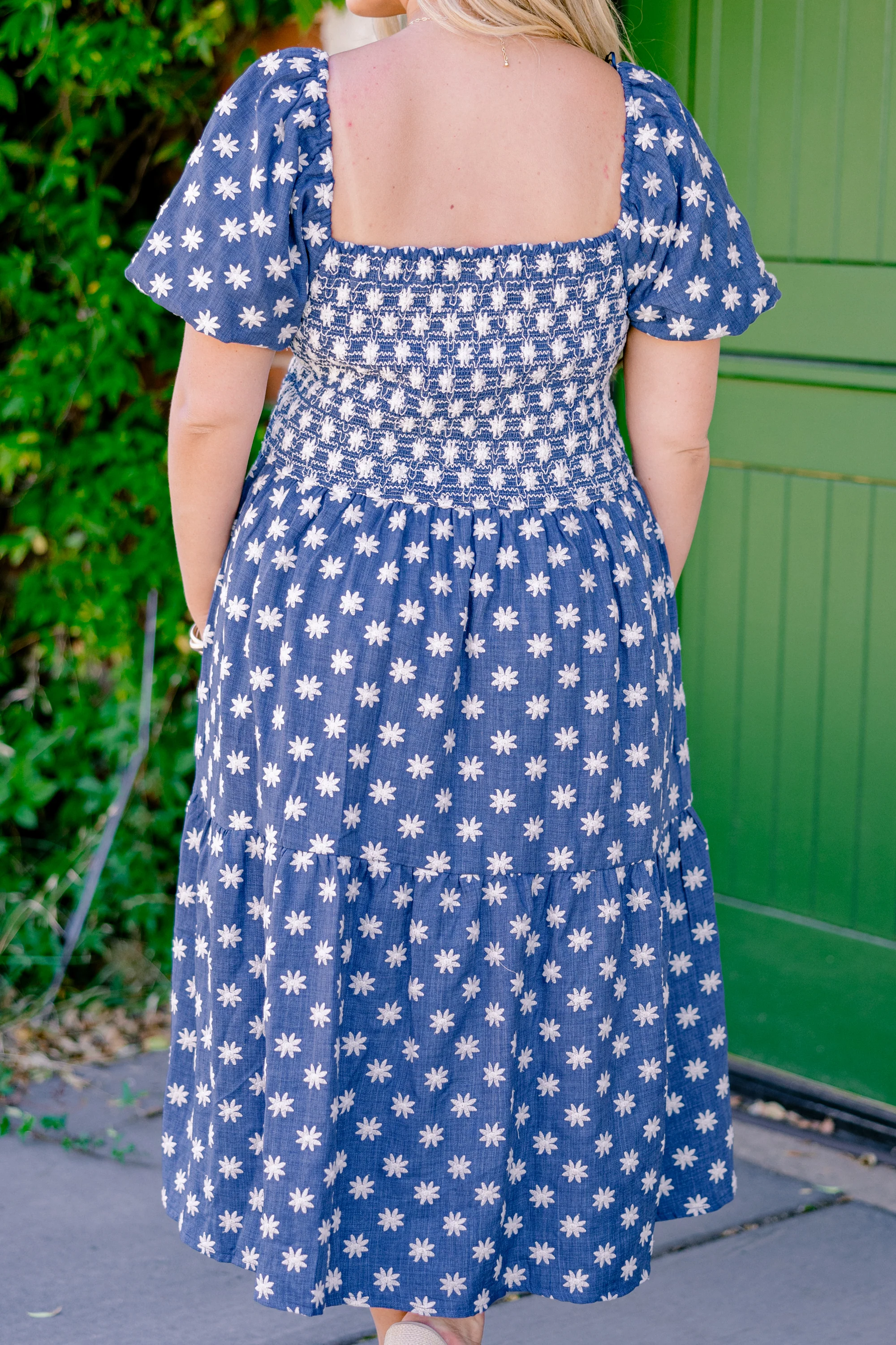 Feeling Grateful Midi Dress, Denim - Giverhouse