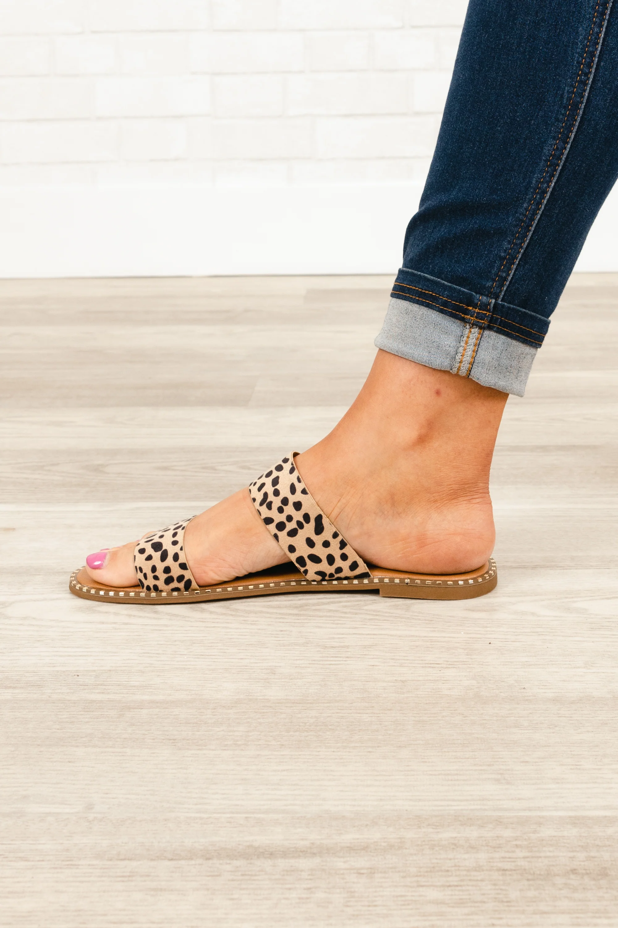 Summer Sippin' Sandals, Cheetah - Giverhouse