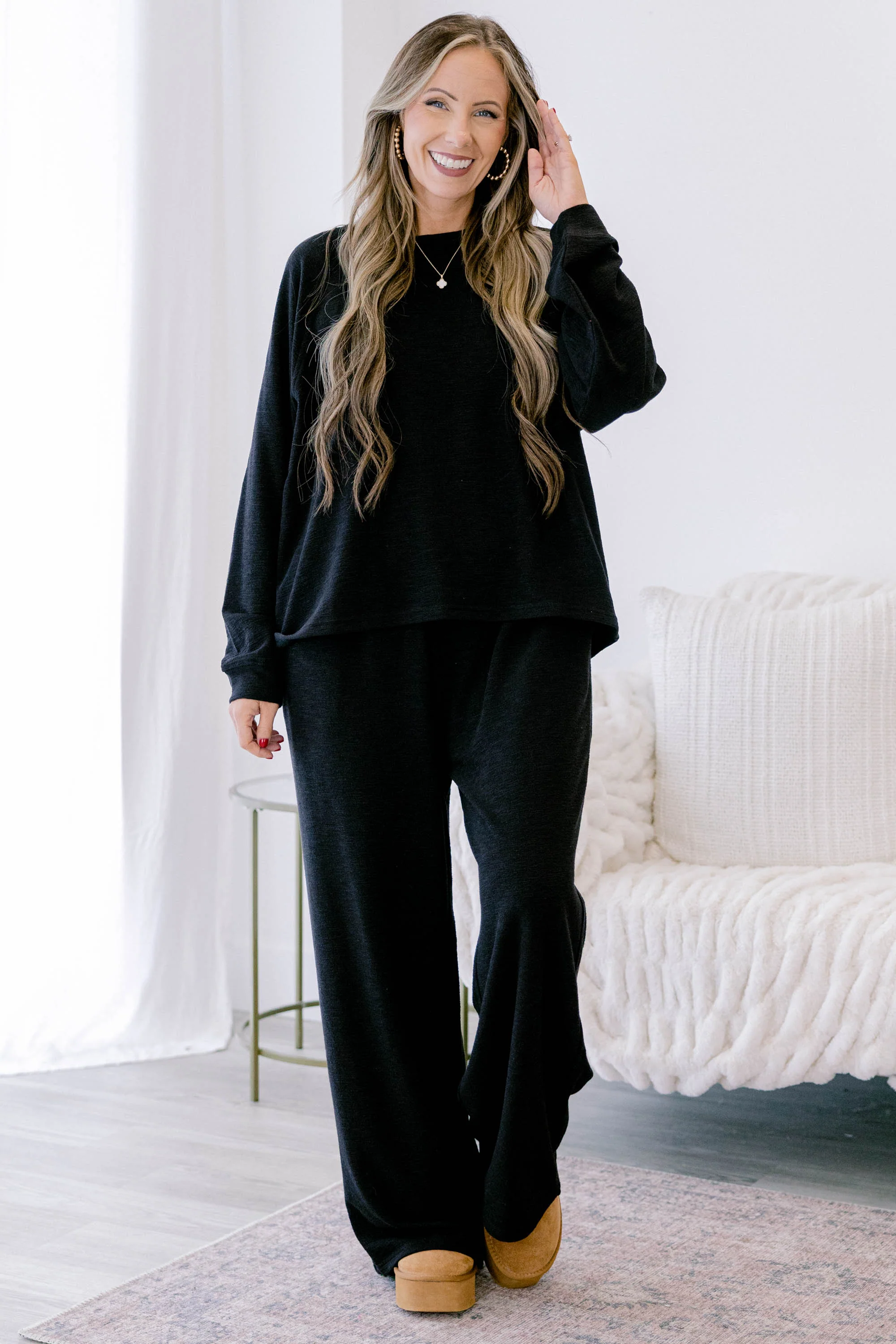 Lazy Saturday Nights Set, Black - Giverhouse