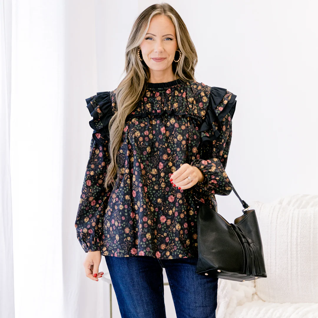 With My Love Top, Pink Floral - Giverhouse