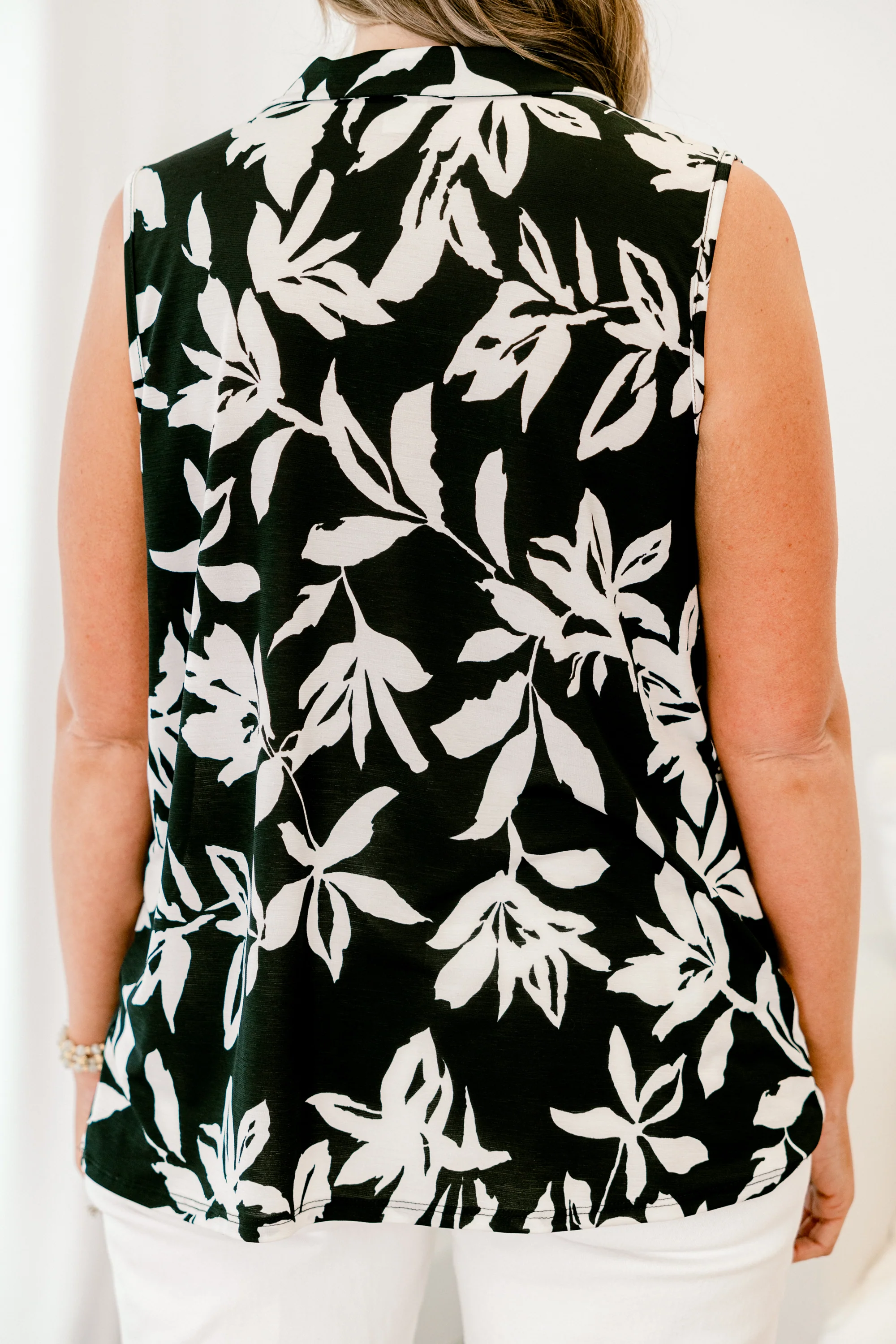 Tell Me Less Tank, Black - Giverhouse