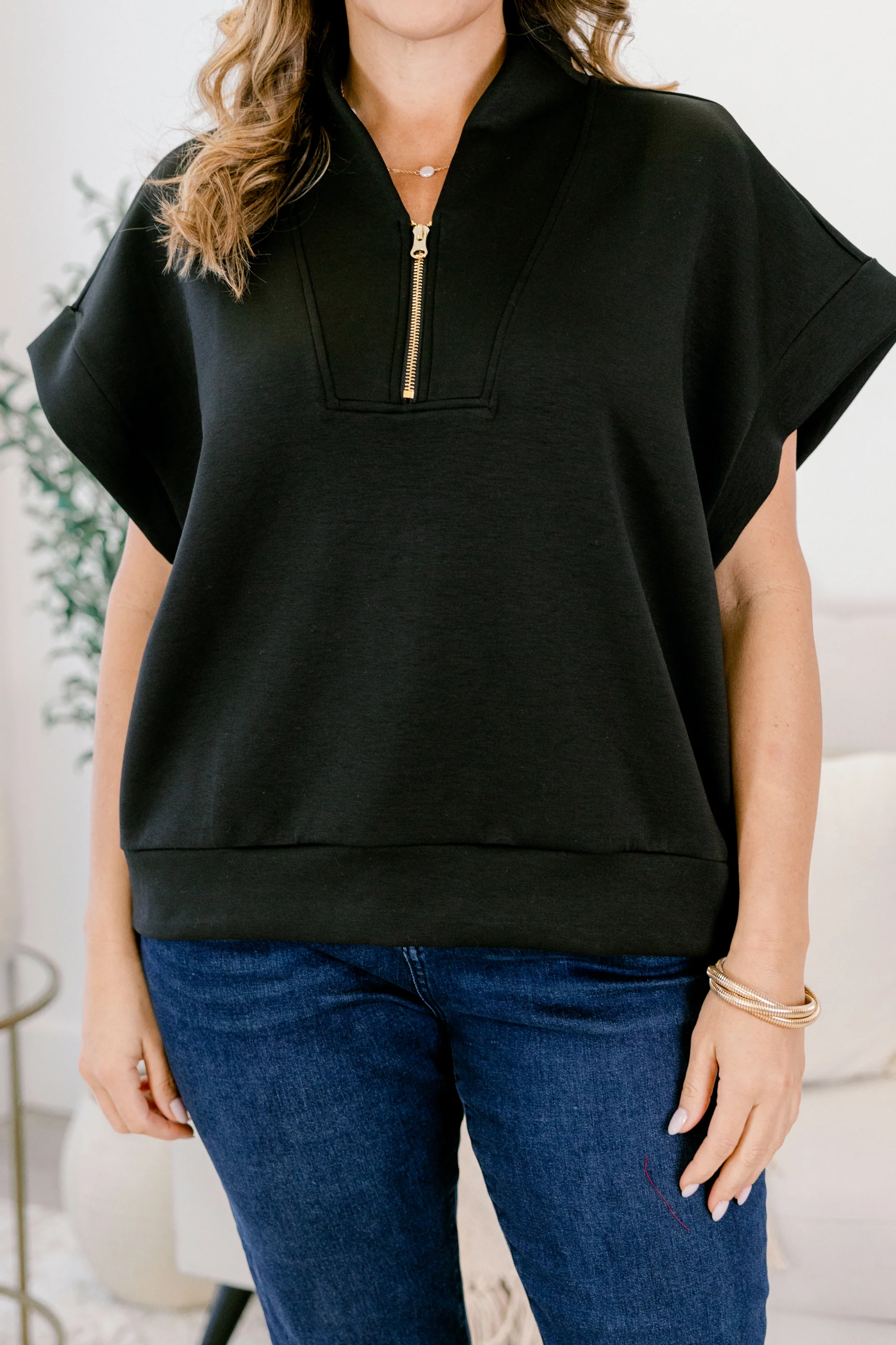 Keepin' It Simple Top, Black - Giverhouse