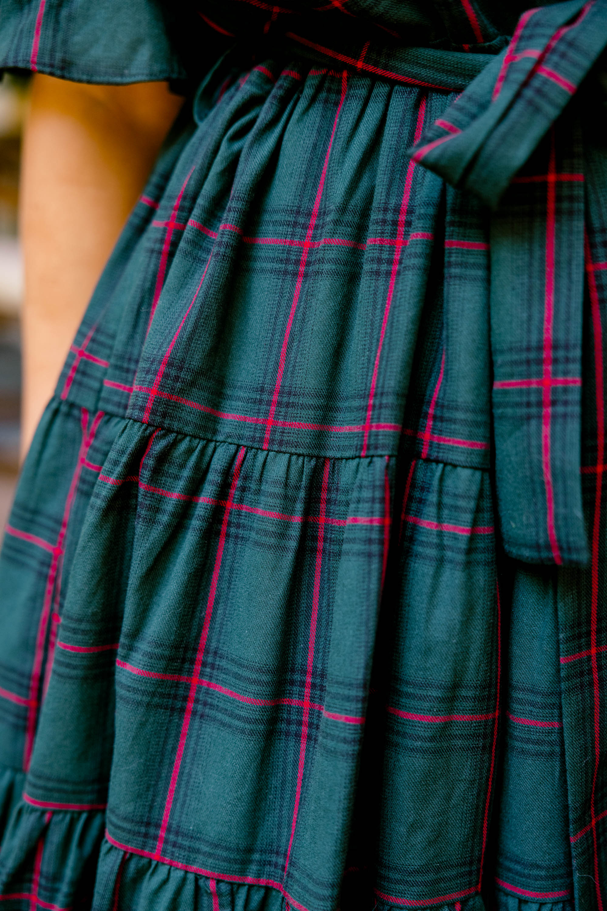 Breezy Beauty Dress, Green Plaid - Giverhouse
