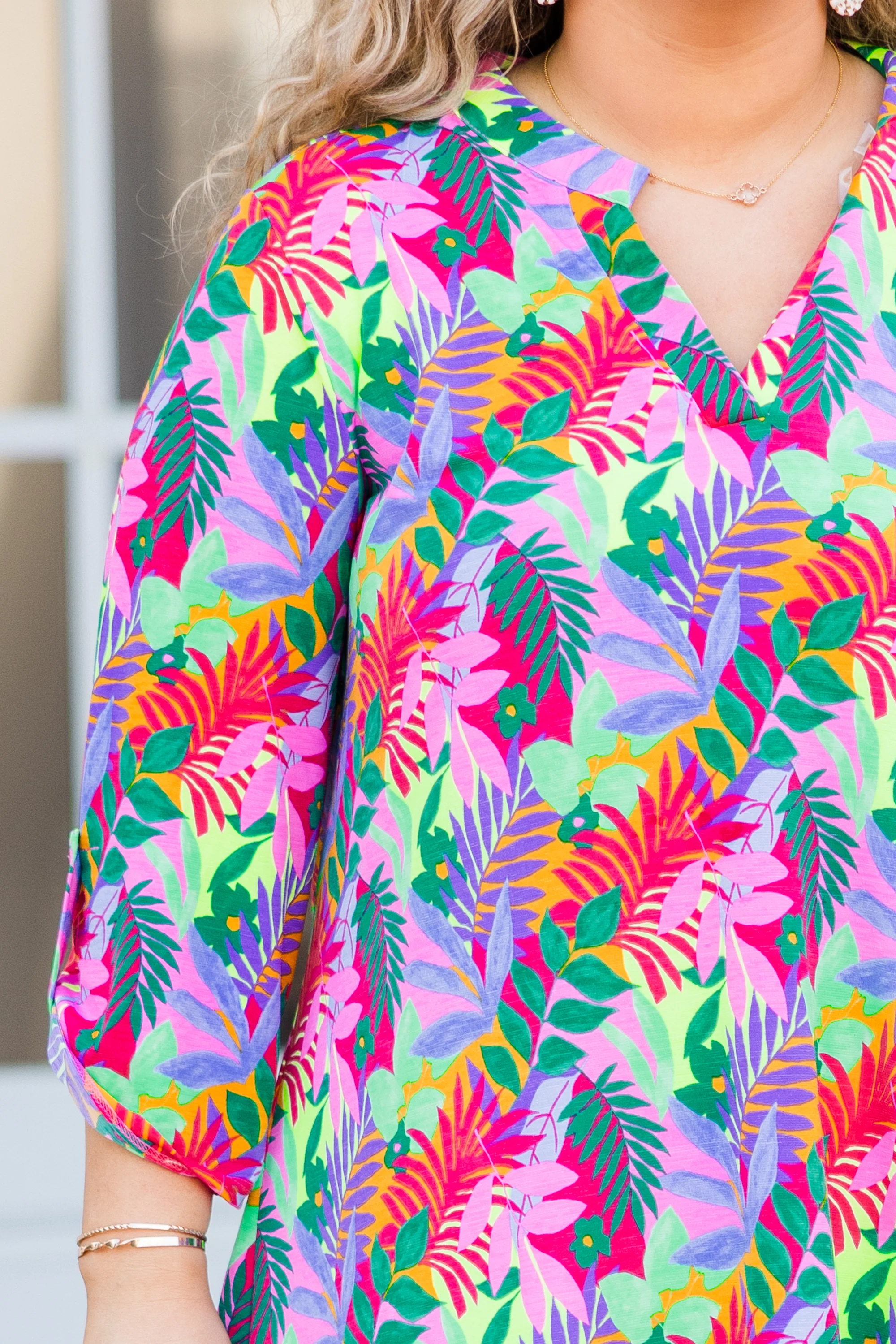 Tropical Treasure Top, Multi - Giverhouse