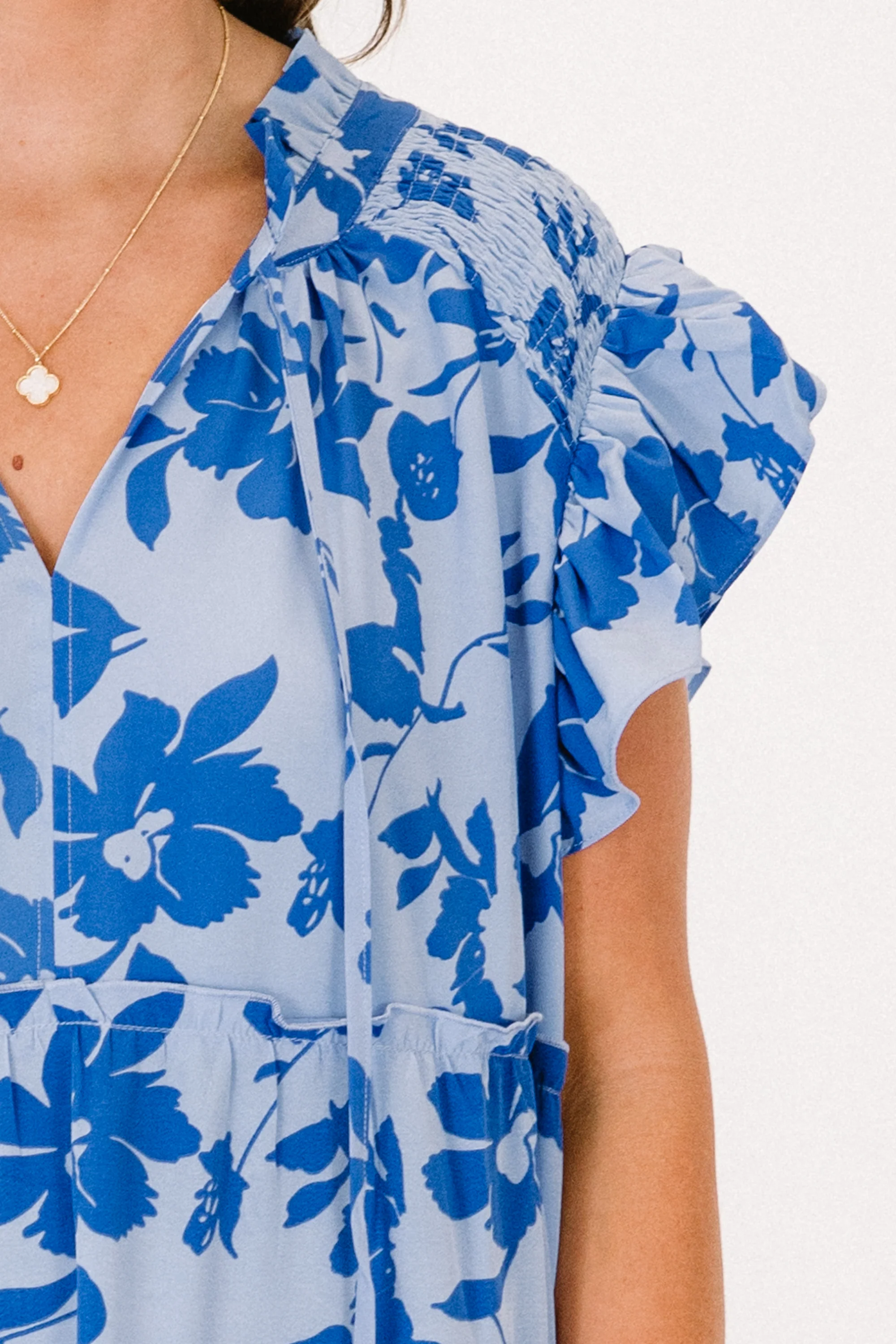 Talk About Beauty Dress, Blue - Giverhouse