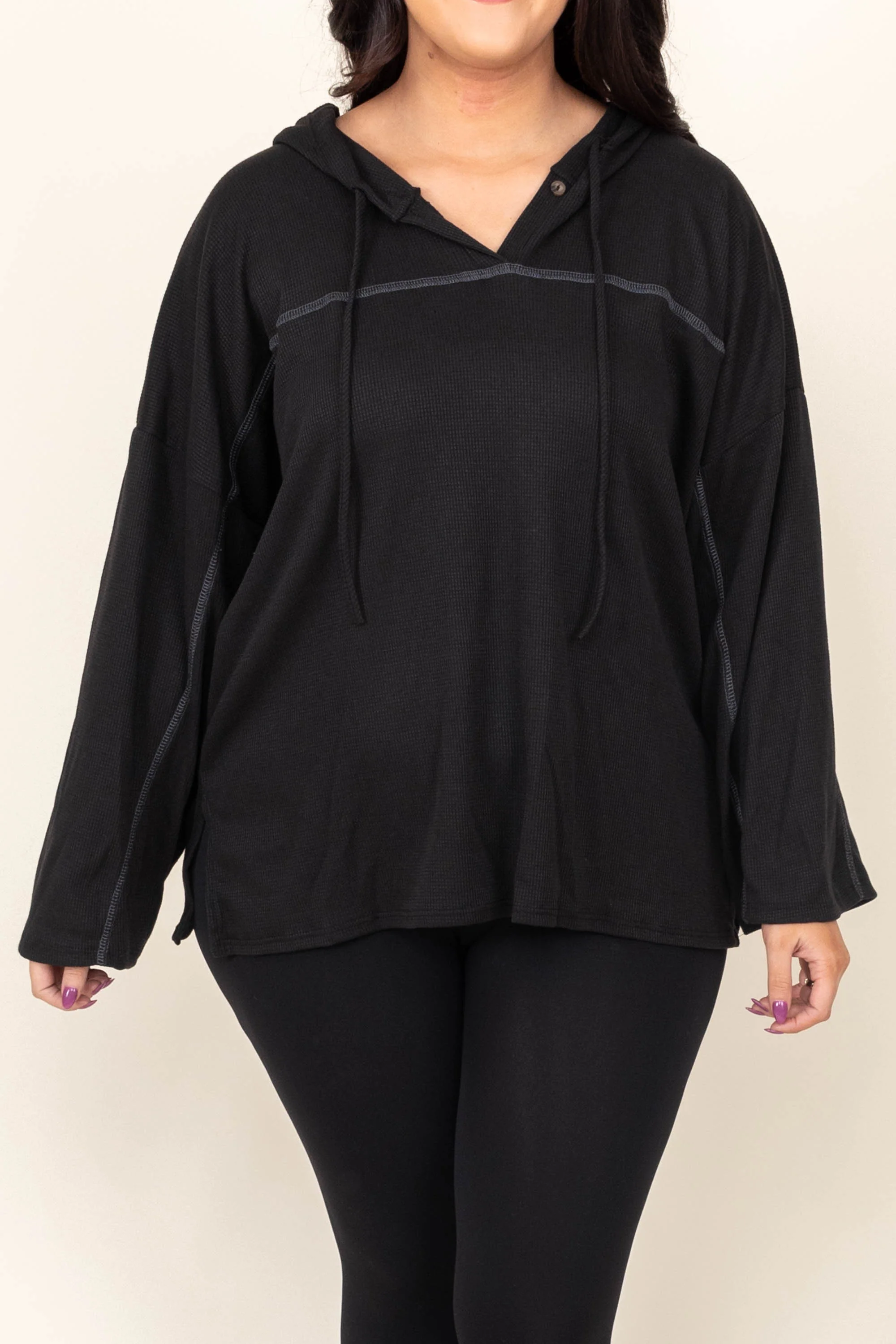 Seeking Serenity Hoodie, Black - Giverhouse