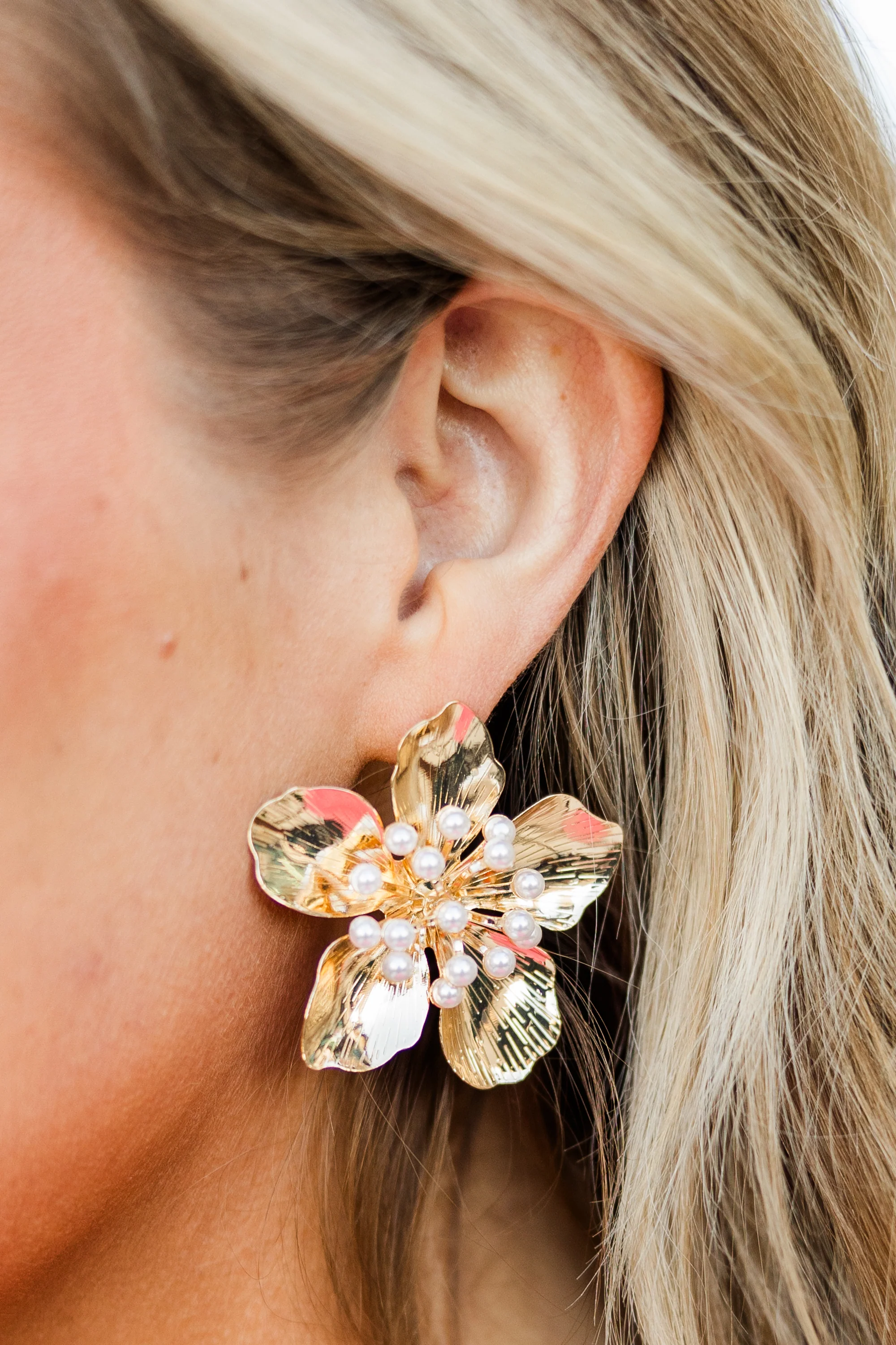 Paradise Breeze Earrings, Gold - Giverhouse