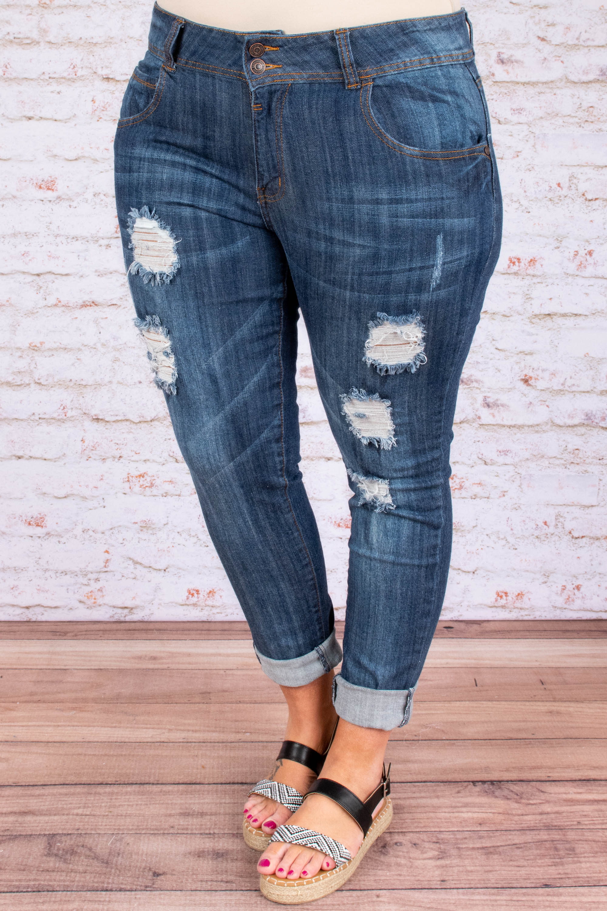 Don't Know How To Act Jeans, Blue - Giverhouse