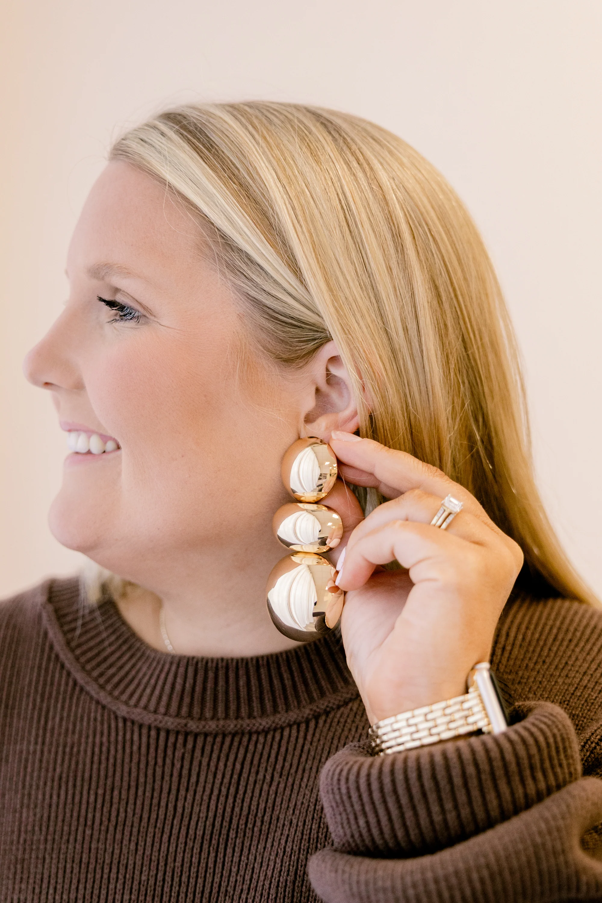 Living Daydream Earrings, Gold - Giverhouse