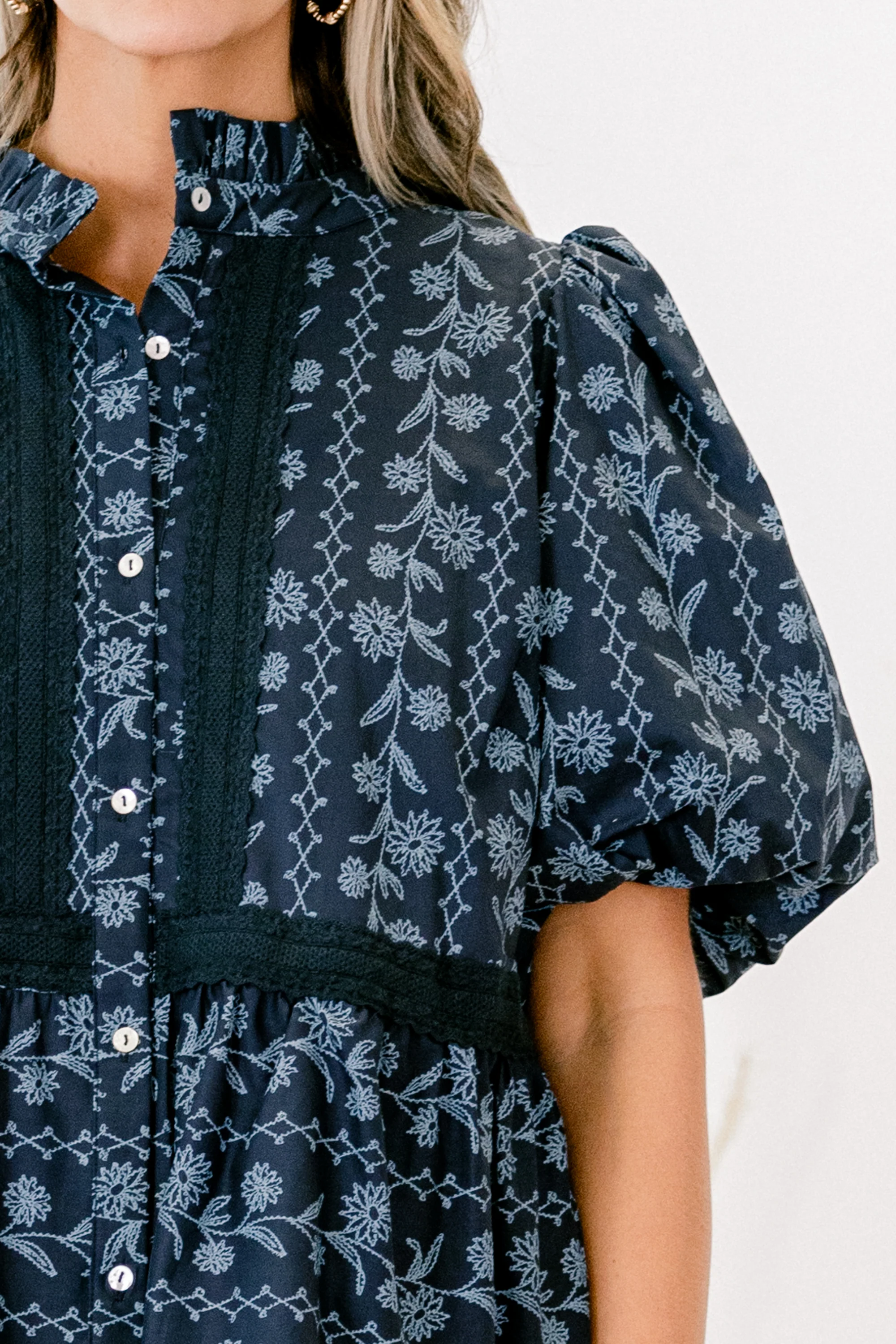 Delicate Love Top, Blue - Giverhouse