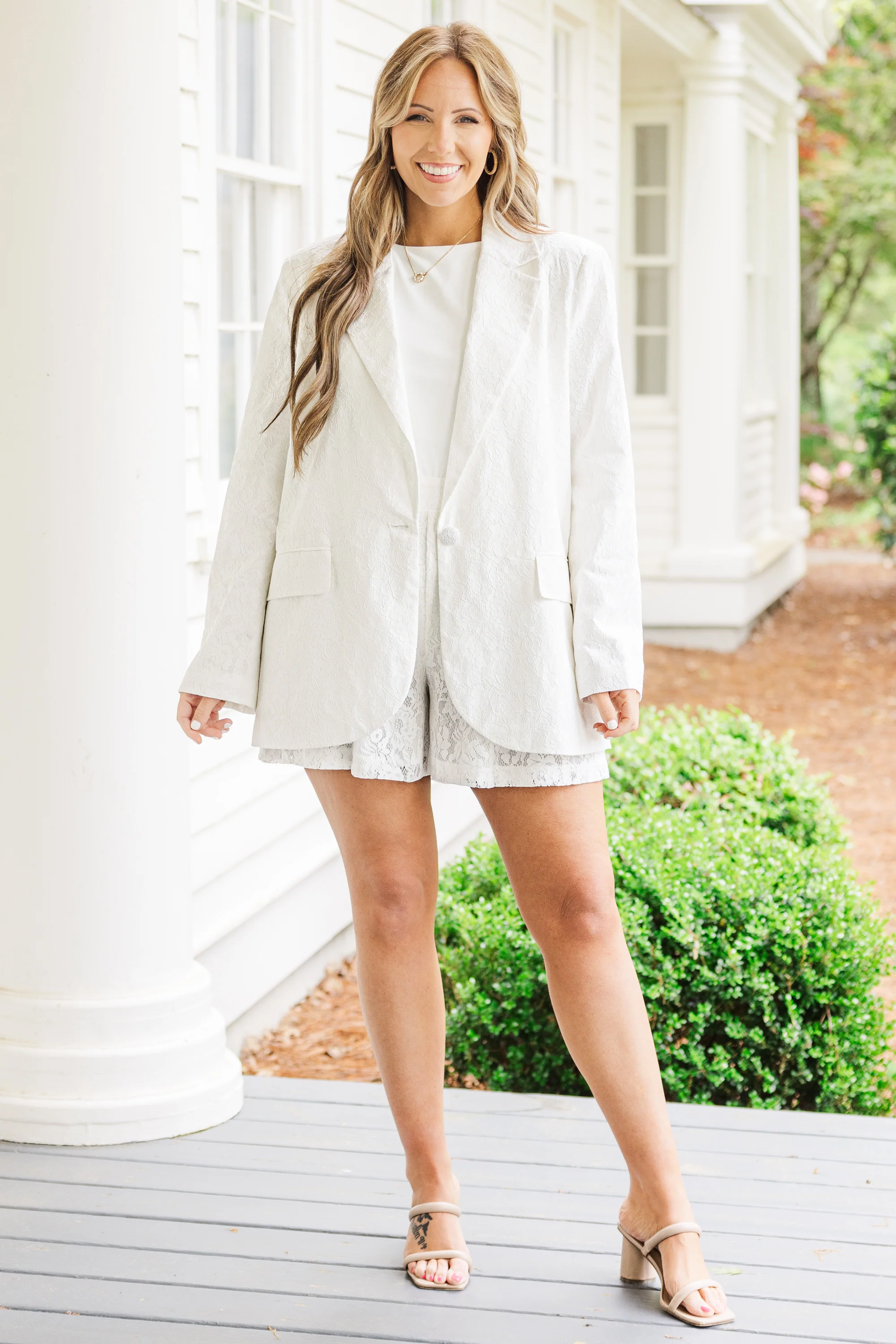 Toi Et Moi Shorts, Off-White - Giverhouse