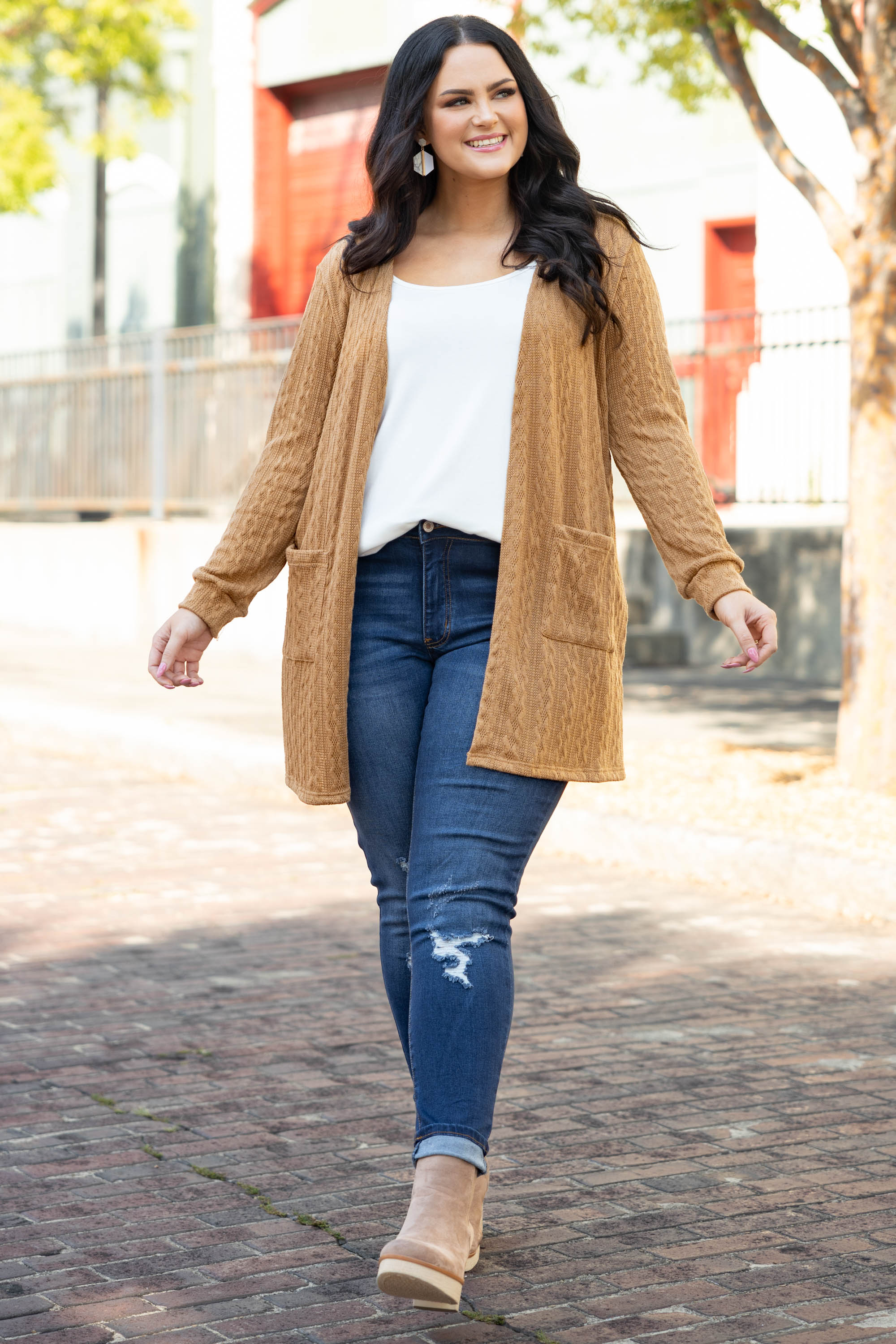 Reminders Of You Cardigan, Brown - Giverhouse