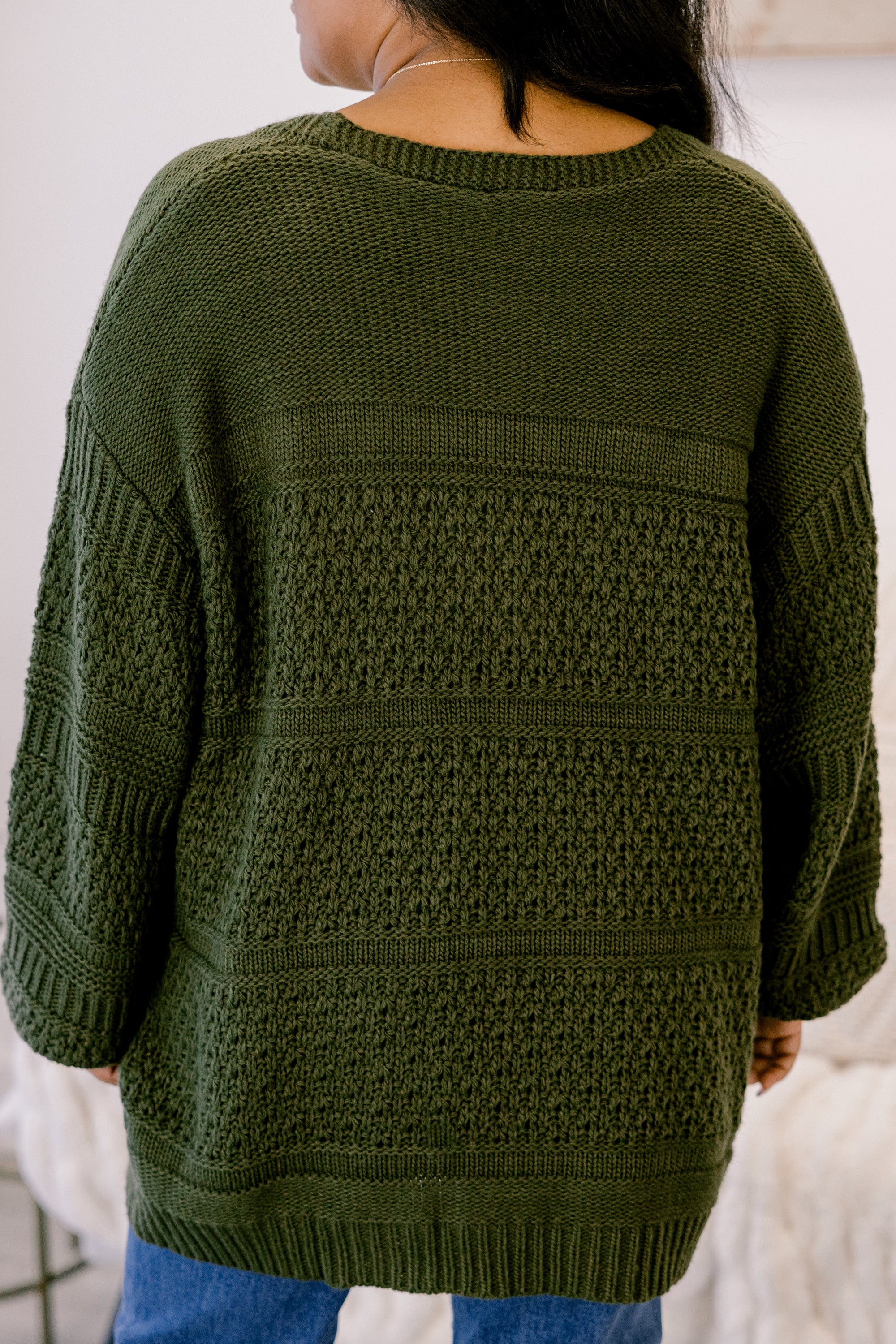 Keepin' Cozy Cardigan, Green - Giverhouse