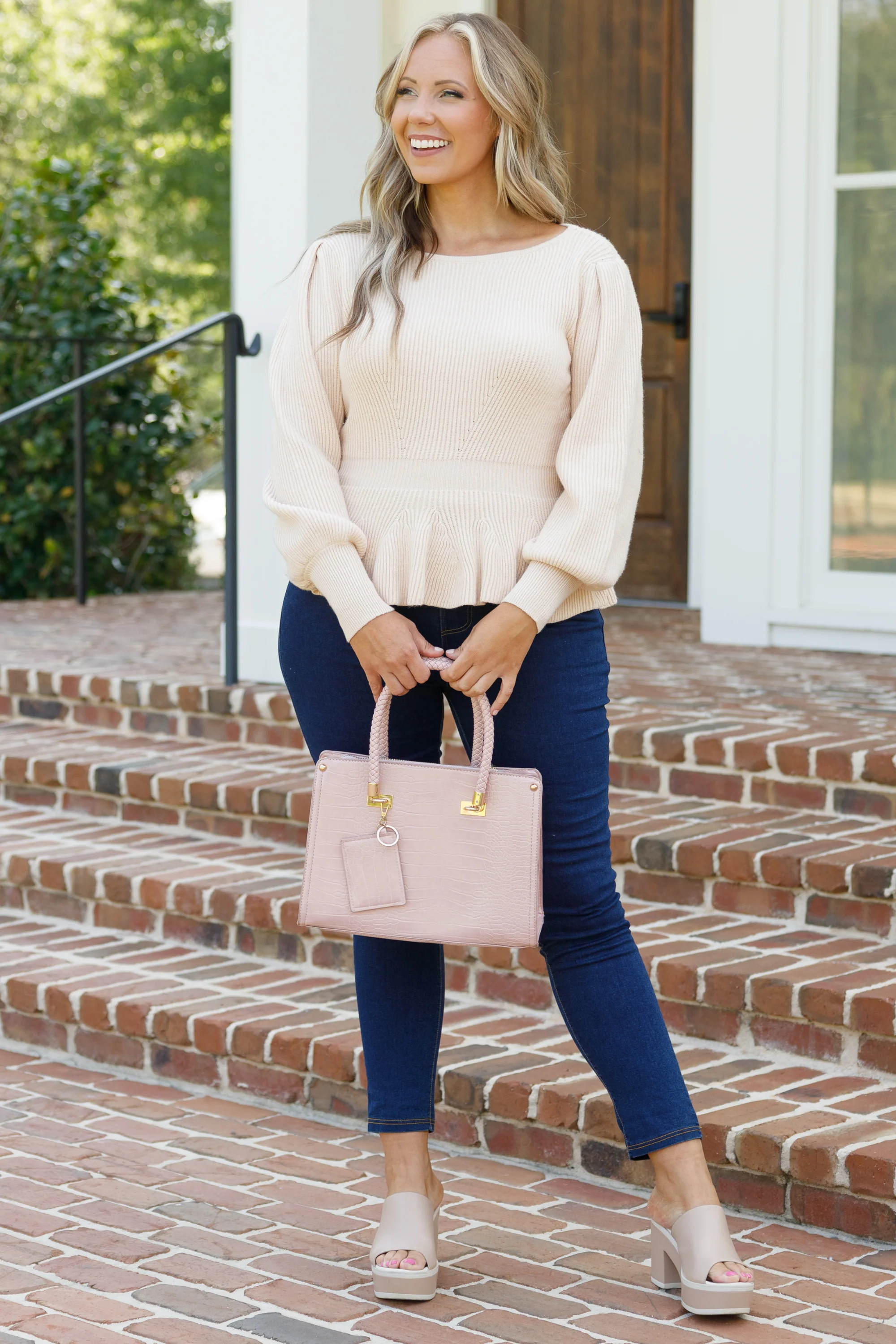 Final Notice Sweater, Cream - Giverhouse