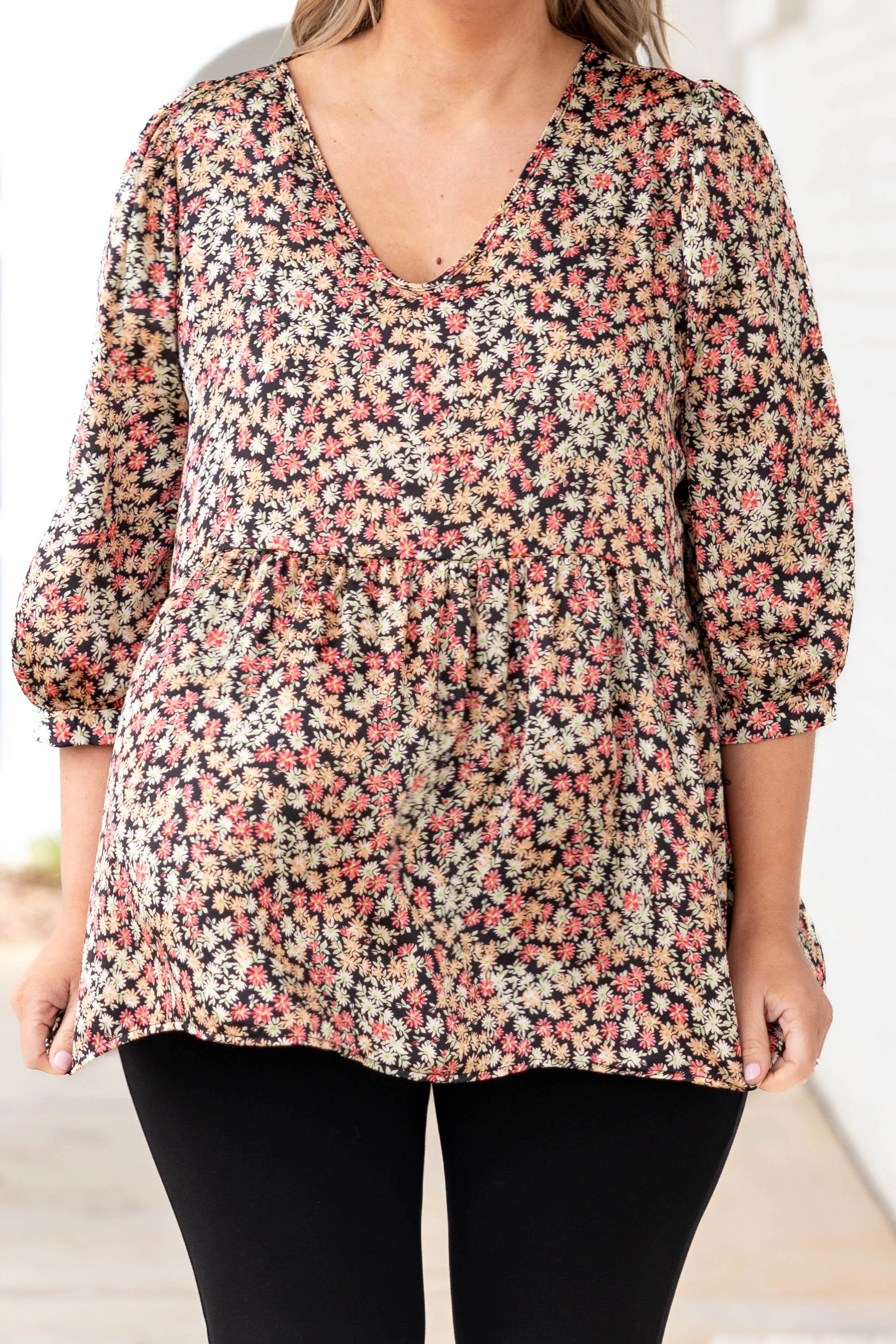 Exploring Gardens Top, Black - Giverhouse